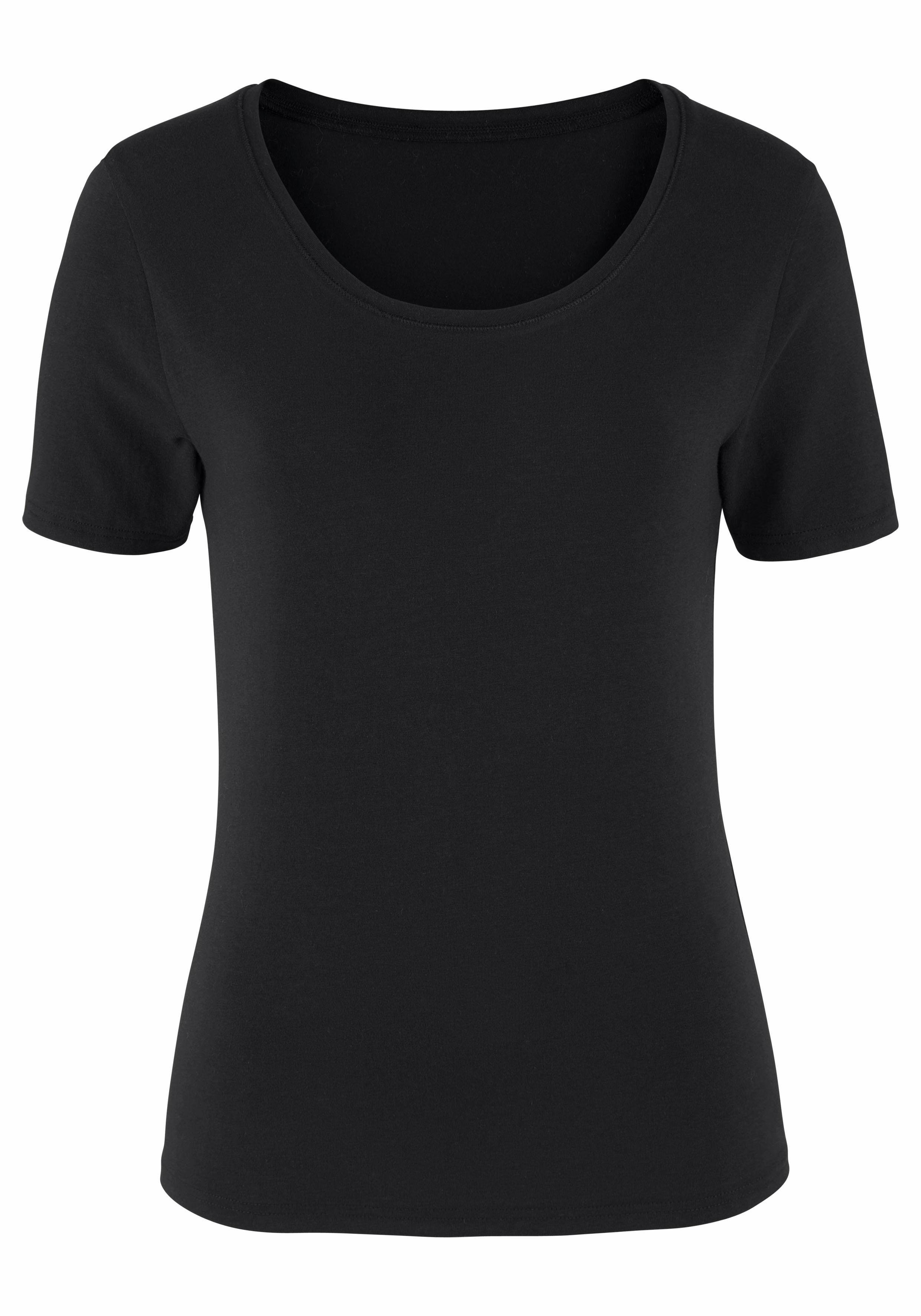Vivance T-shirt Elastische katoenkwaliteit (Set van 2)
