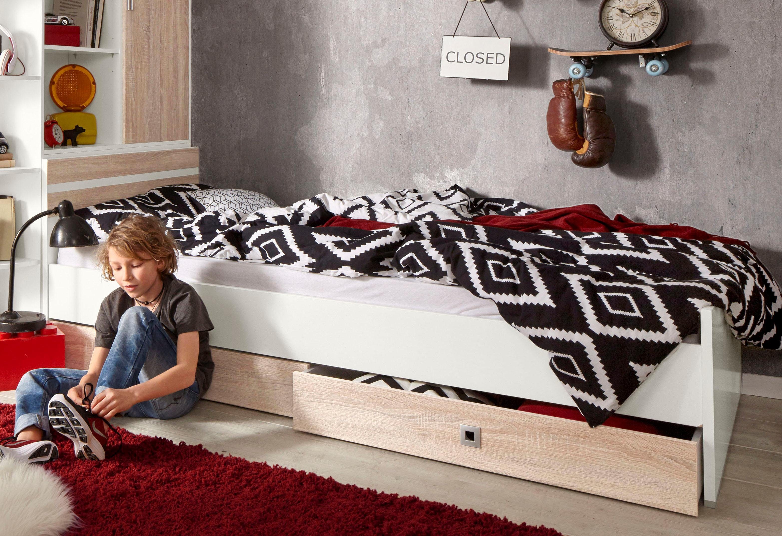 Wimex Bed Joker, logeerbed Ligoppervlak 90 of 140x200 cm, kleuraccenten aan het hoofdeinde,