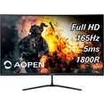 acer curved-gaming-monitor aopen 32hc5qr, 80 cm - 32 ", full hd zwart