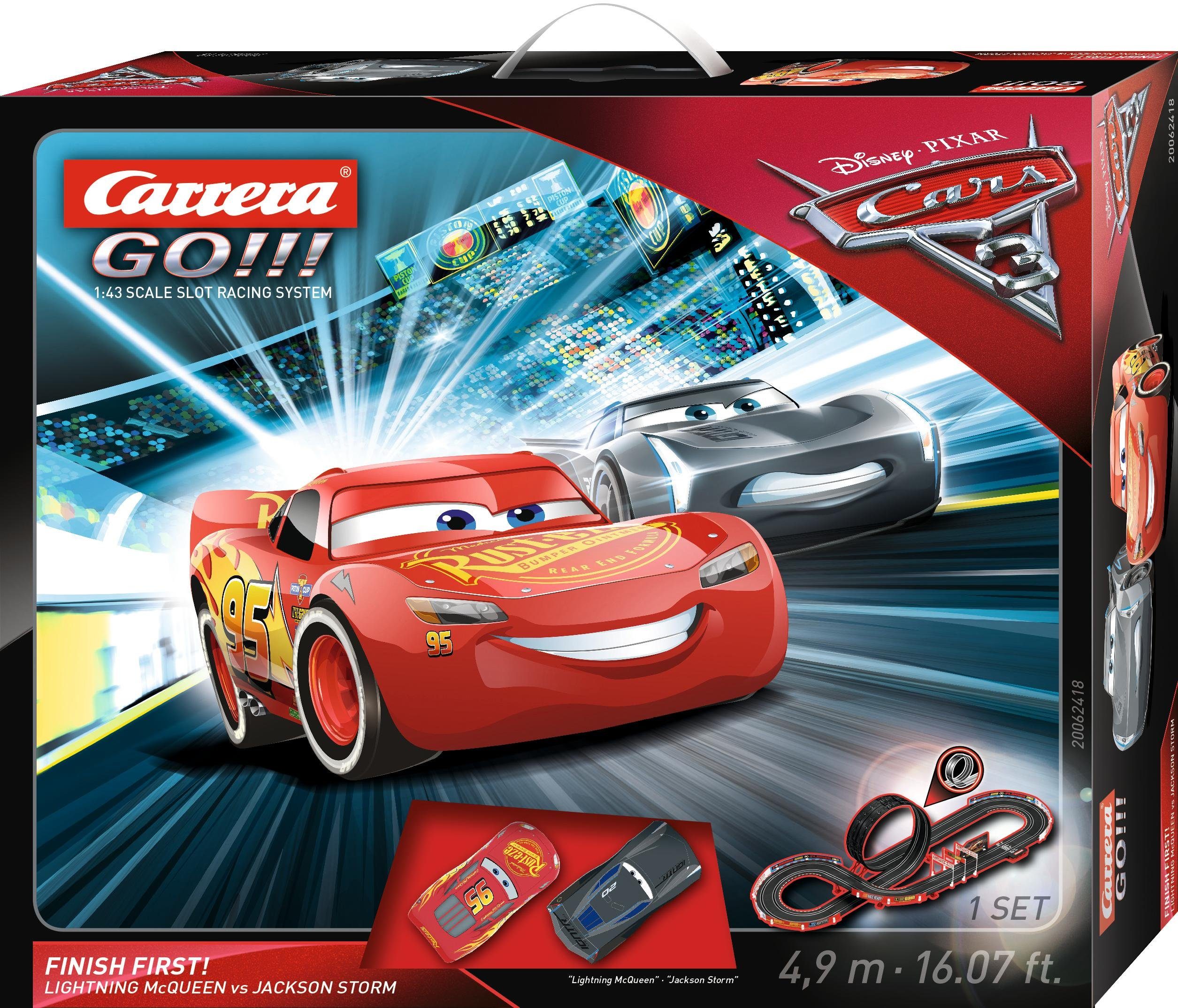 Otto - Carrera CARRERA racecircuit, Carrera® GO!!! DISNEY/Pixar Cars 3 Finish First!