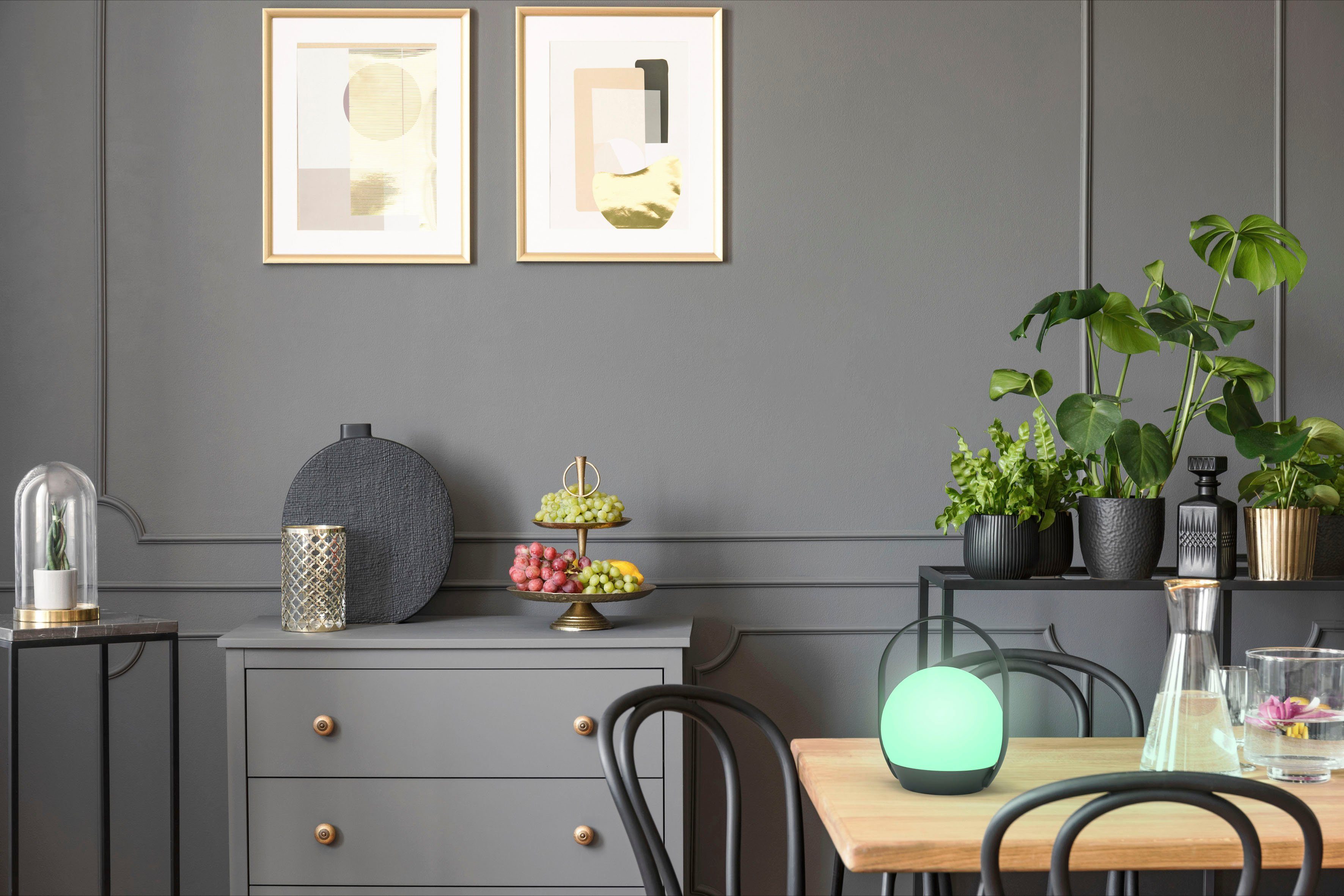 LUTEC Slimme ledlamp CARDI Smart-home bureau lamp (1 stuk)