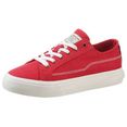 levi's plateausneakers decon lace s met contrasterende stiksels rood