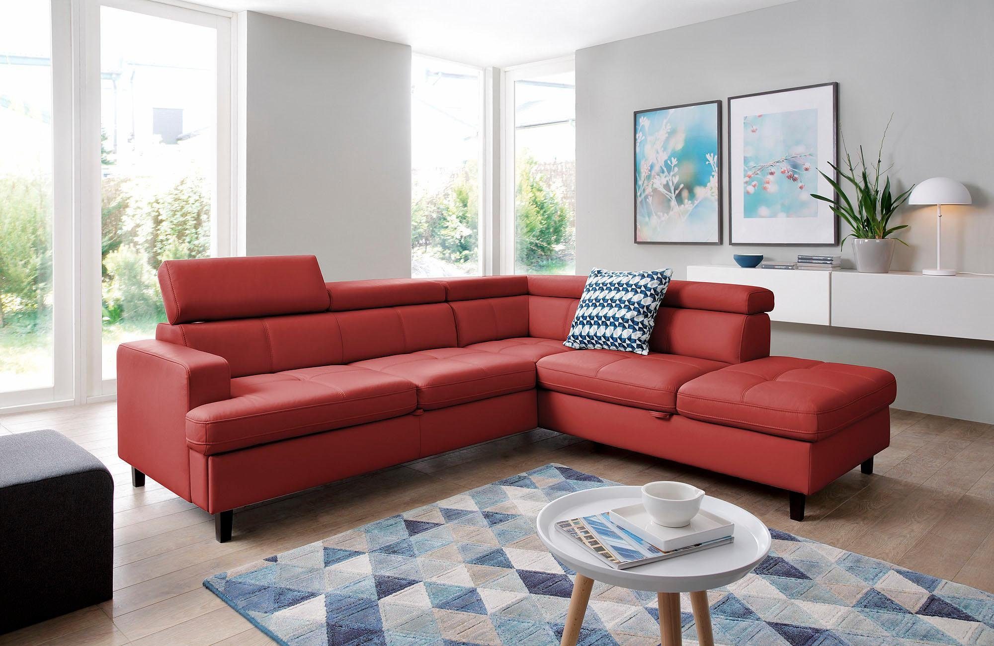 exxpo - sofa fashion Hoekbank optioneel met bedfunctie