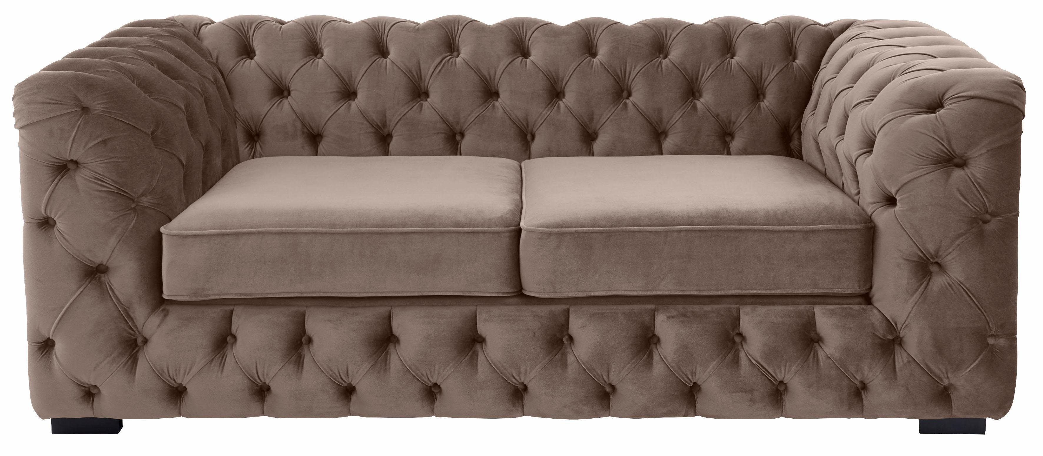 Guido Maria Kretschmer Home&Living Chesterfield-bank Kalina met klassieke chesterfield-capitonnage