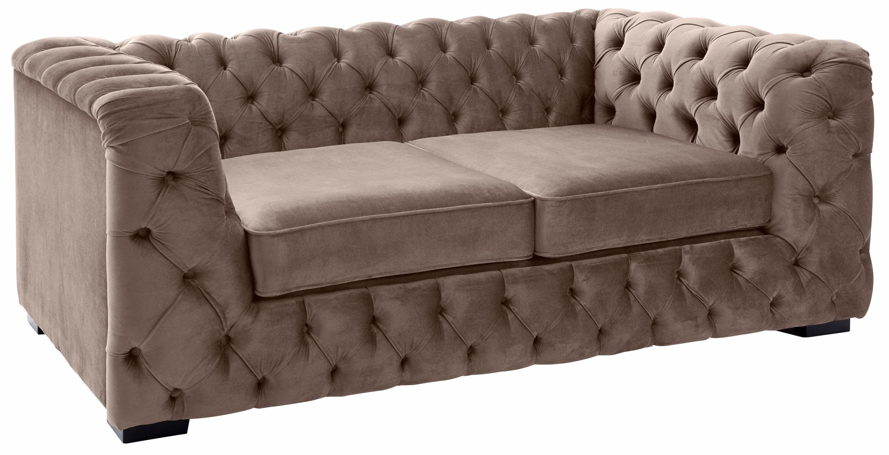 Guido Maria Kretschmer Home&Living Chesterfield-bank Kalina met klassieke chesterfield-capitonnage