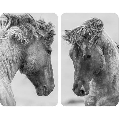 Home24 Afdekplaat Horses (set van 2), WENKO