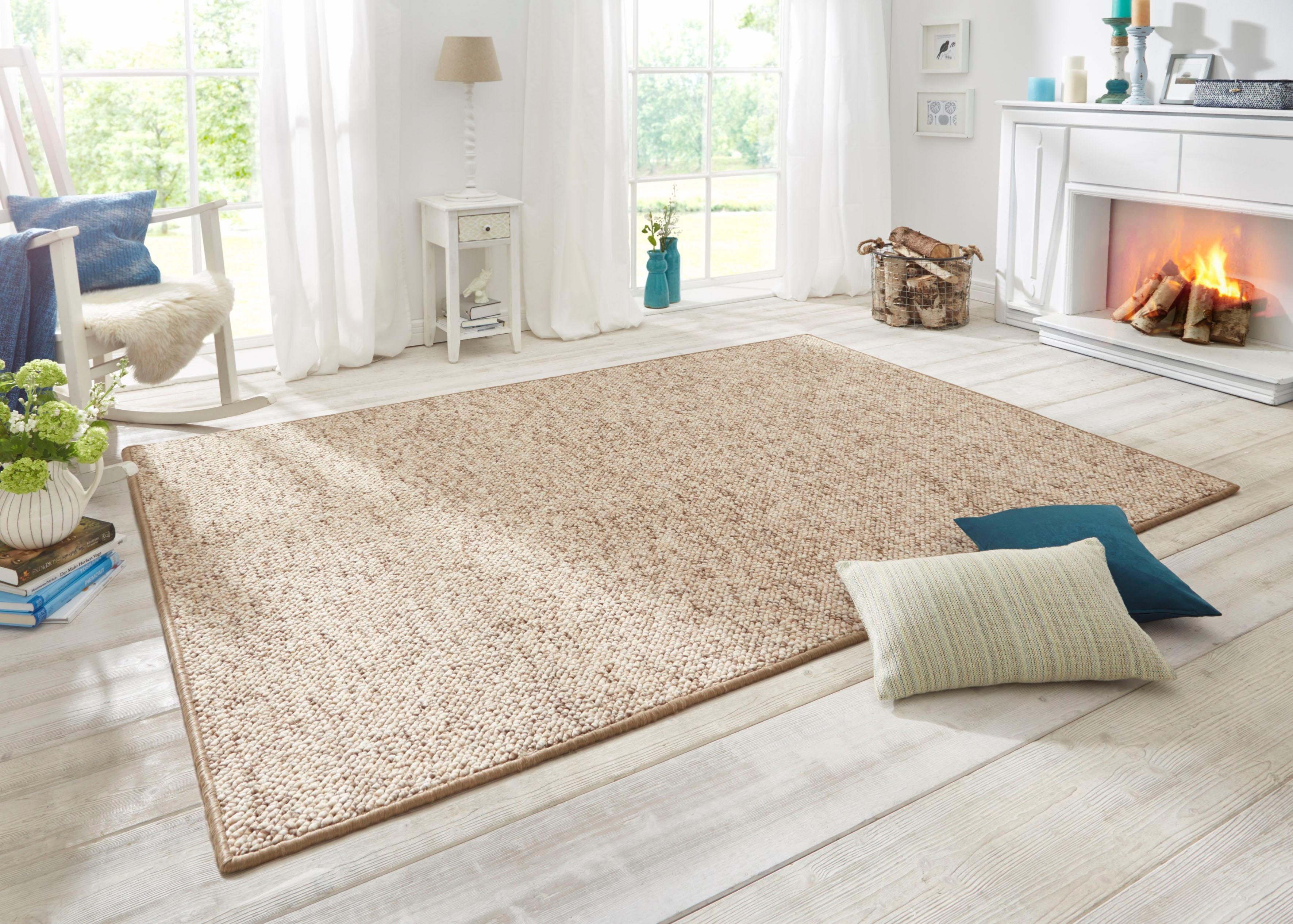 HANSE Home Vloerkleed Wolly 2 Vlakweefsel, loper, Scandi, wol-look, eetkamer, woonkamer, gang