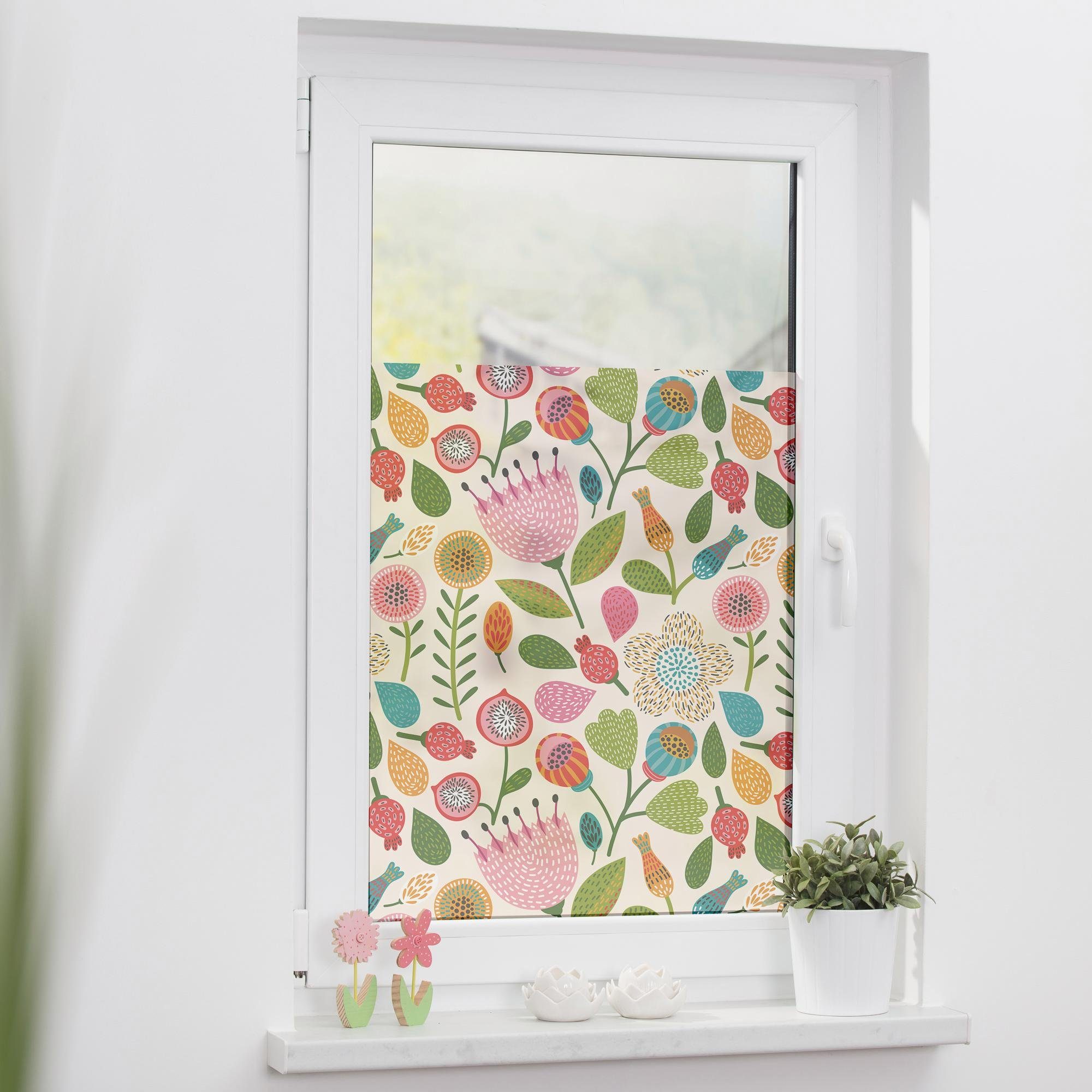 LICHTBLICK Raamfolie Bloemen (1 stuk)