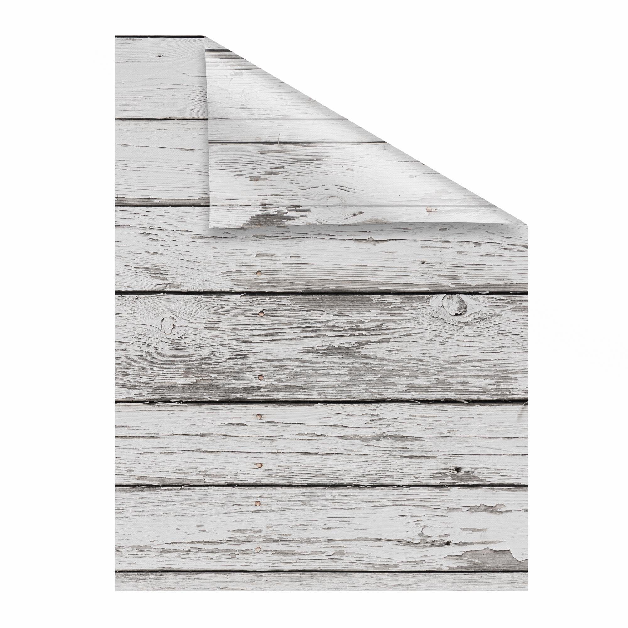 LICHTBLICK Raamfolie Borden-vintage (1 stuk) raamdecoratie maat 2 (bxl: 50x100 cm) wit