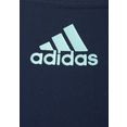 adidas performance badpak met sportieve streepprint blauw