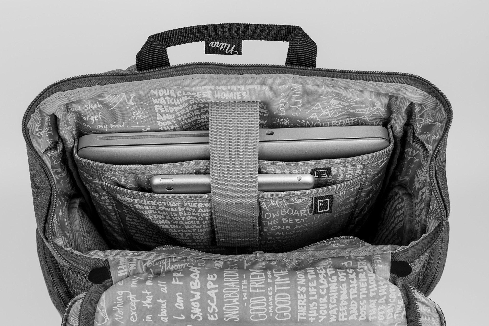 NITRO Vrijetijdsrugzak Daypacker met laptopvak, schoolrugzak, wandelaarsrugzak of streetpack
