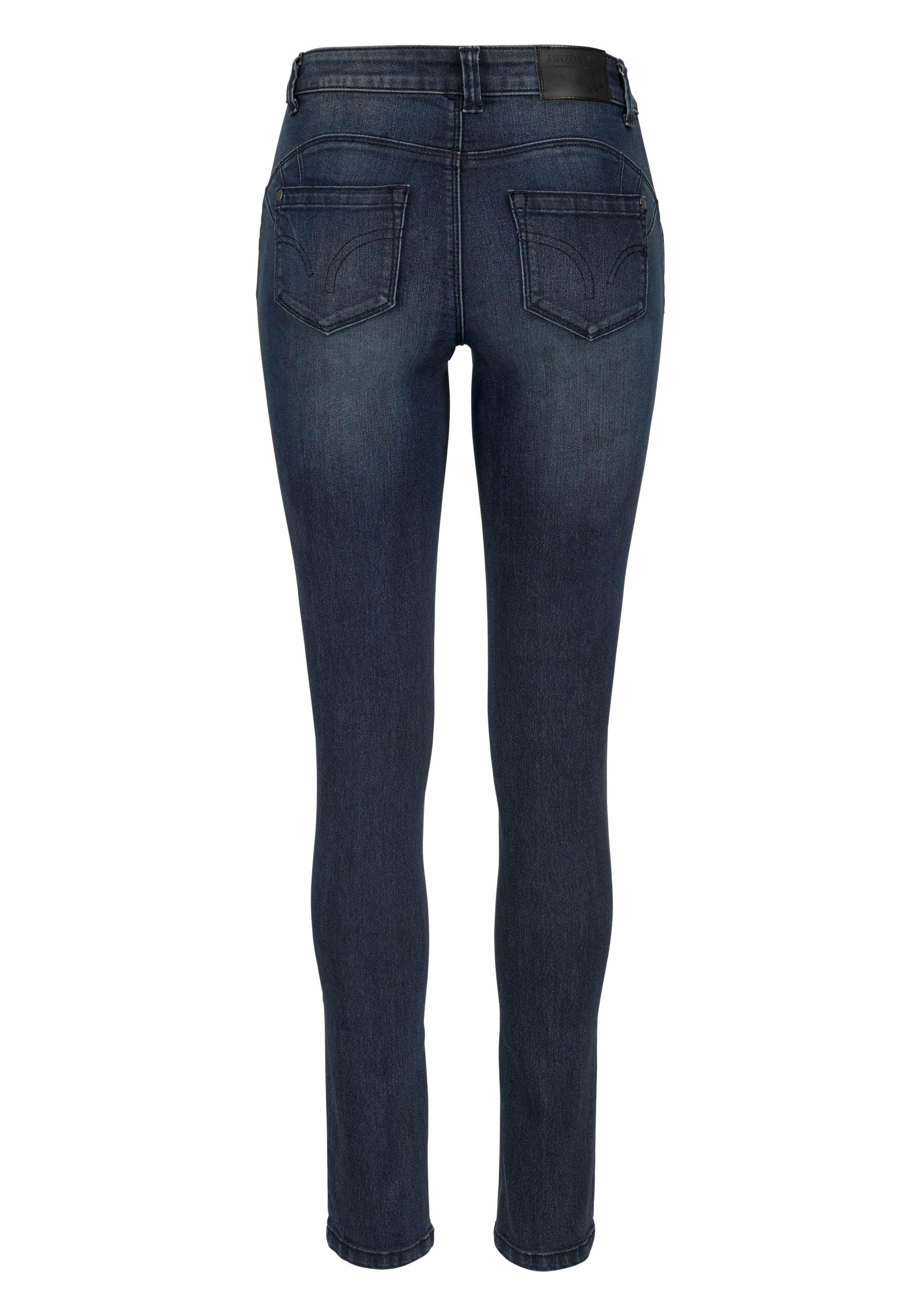 Arizona Skinny fit jeans Shaping skinny pasvorm, normale taille, in stretchkwaliteit, used-look