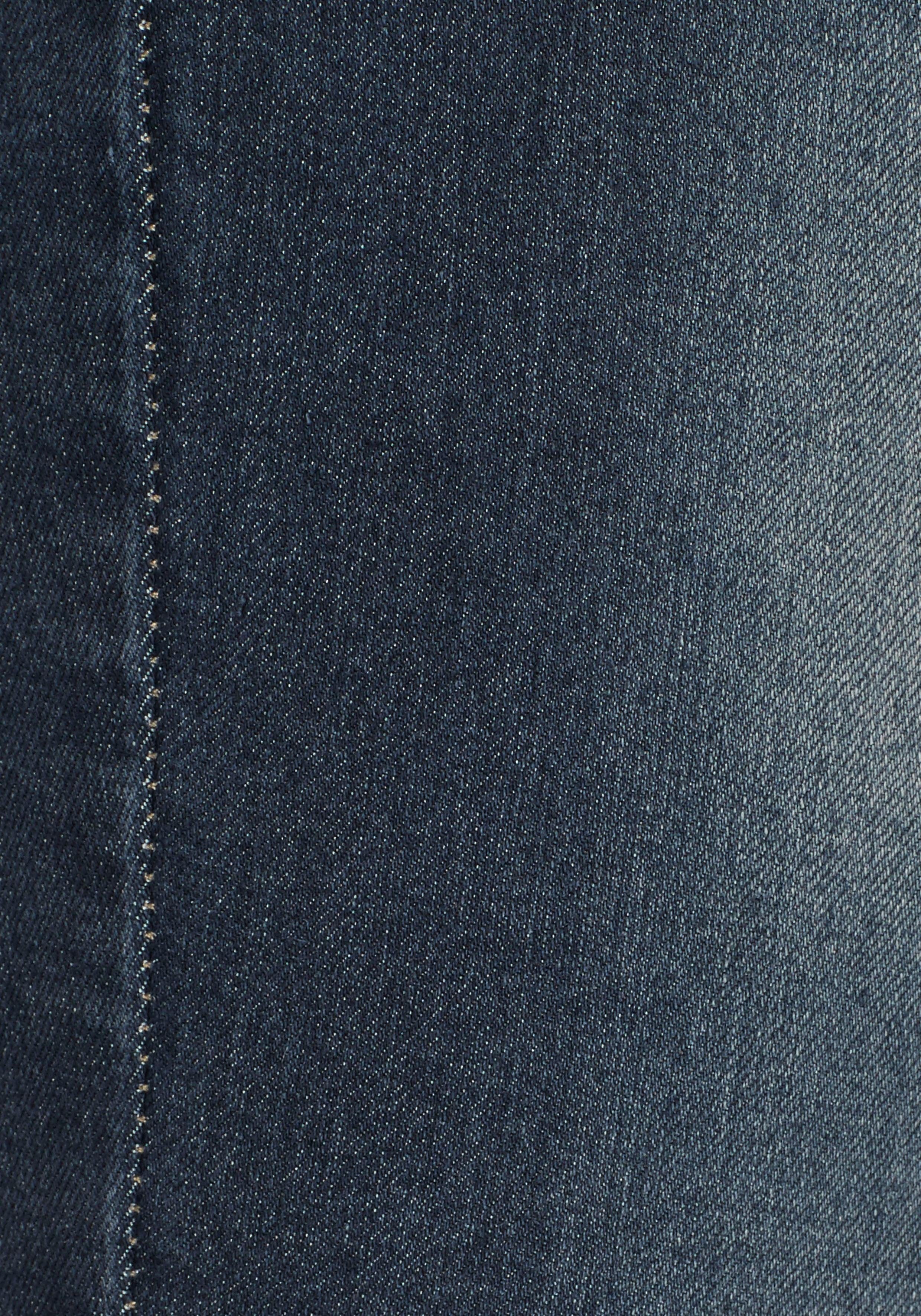 Arizona Slim fit jeans Shaping strakke pasvorm, skinny jeans, used-look-wassing, hoge taille