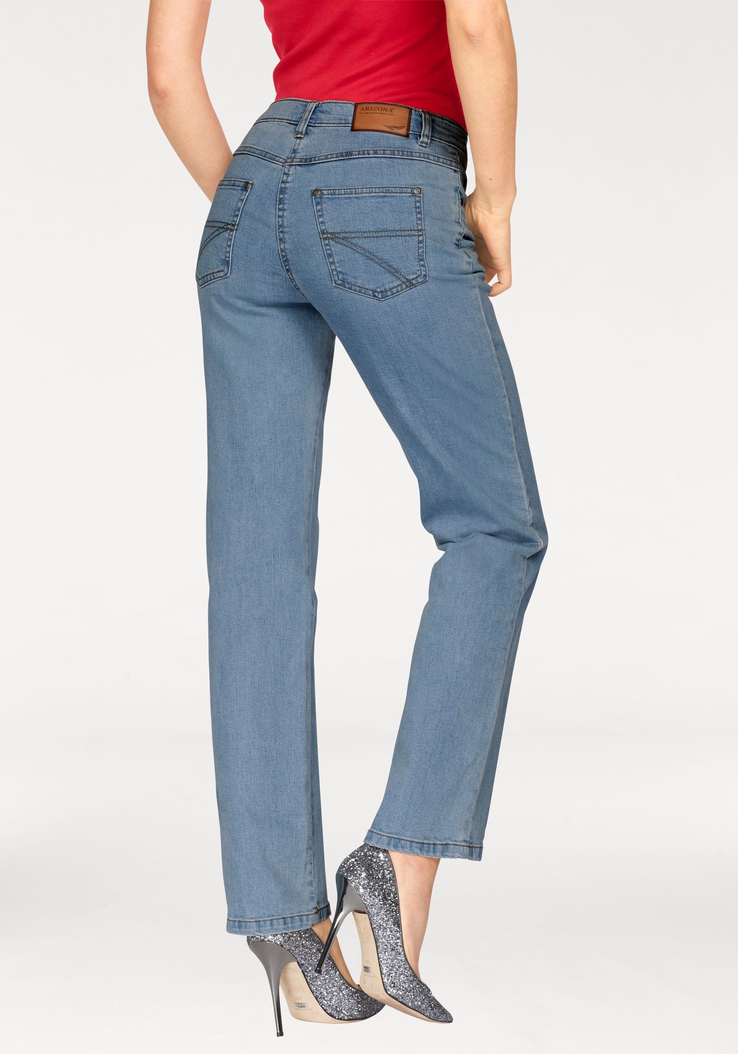 Arizona Rechte jeans Annett comfortabele pasvorm, 5-pocket-stijl, hoge taille
