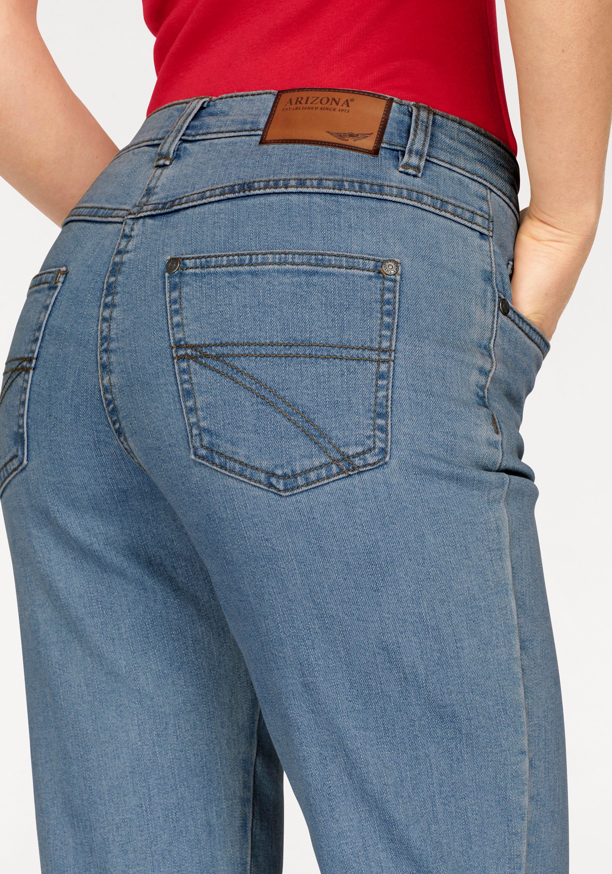 Arizona Rechte jeans Annett comfortabele pasvorm, 5-pocket-stijl, hoge taille