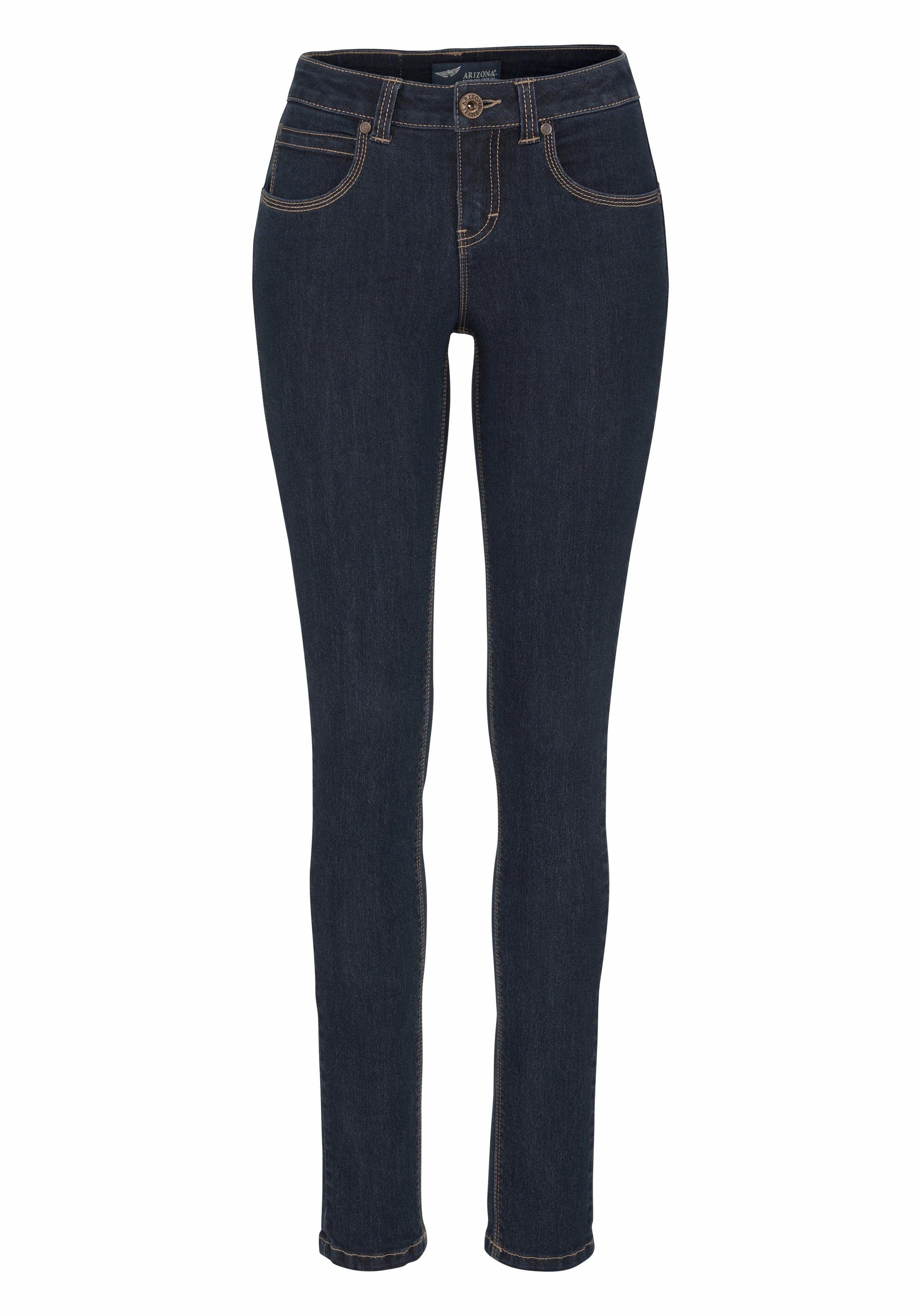 Arizona Skinny fit jeans Shaping skinny pasvorm, normale taille, in stretchkwaliteit, used-look
