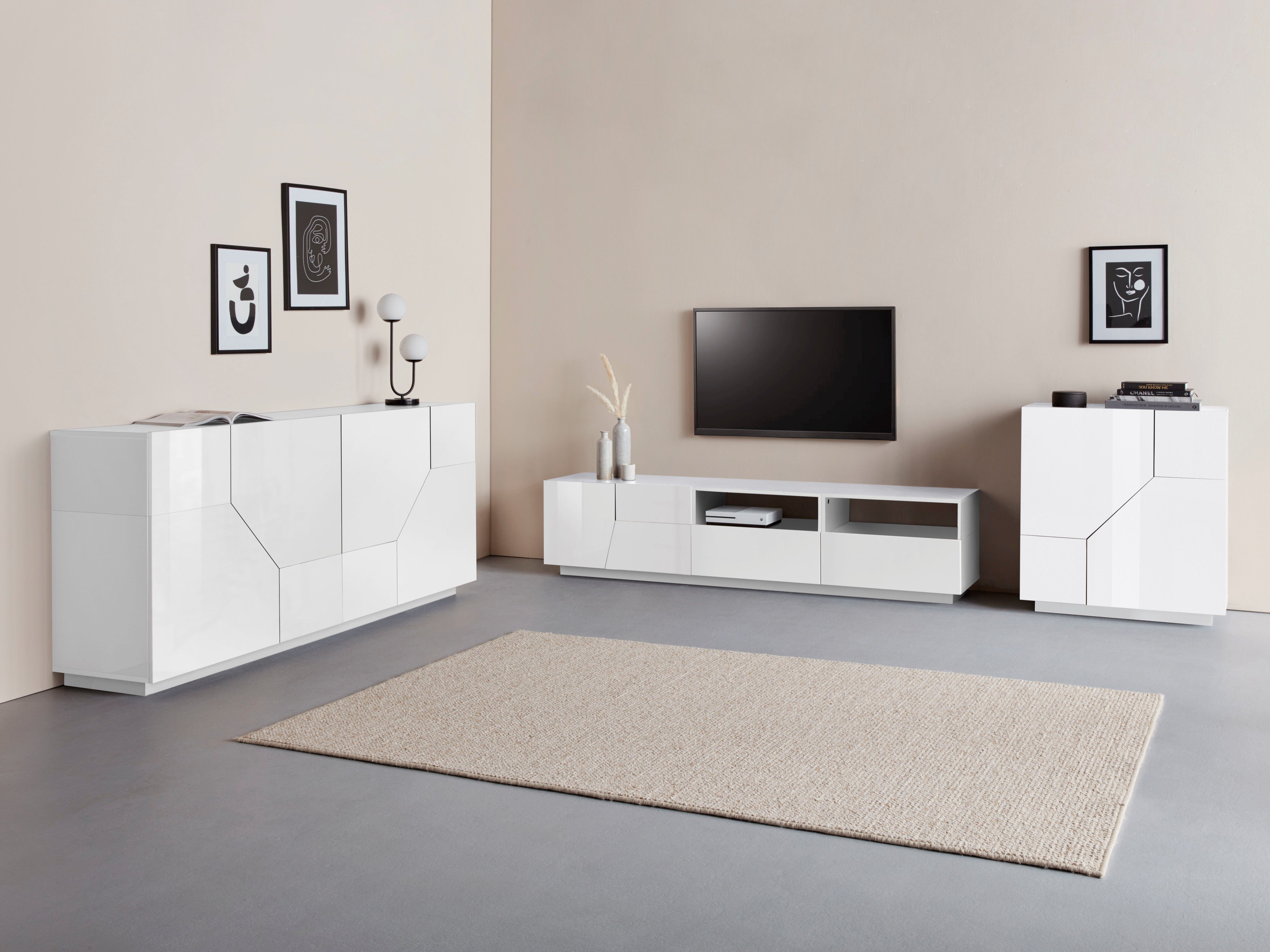 INOSIGN Dressoir ALIEN commode, kast, dressoir met 2 deuren en 2 vakken