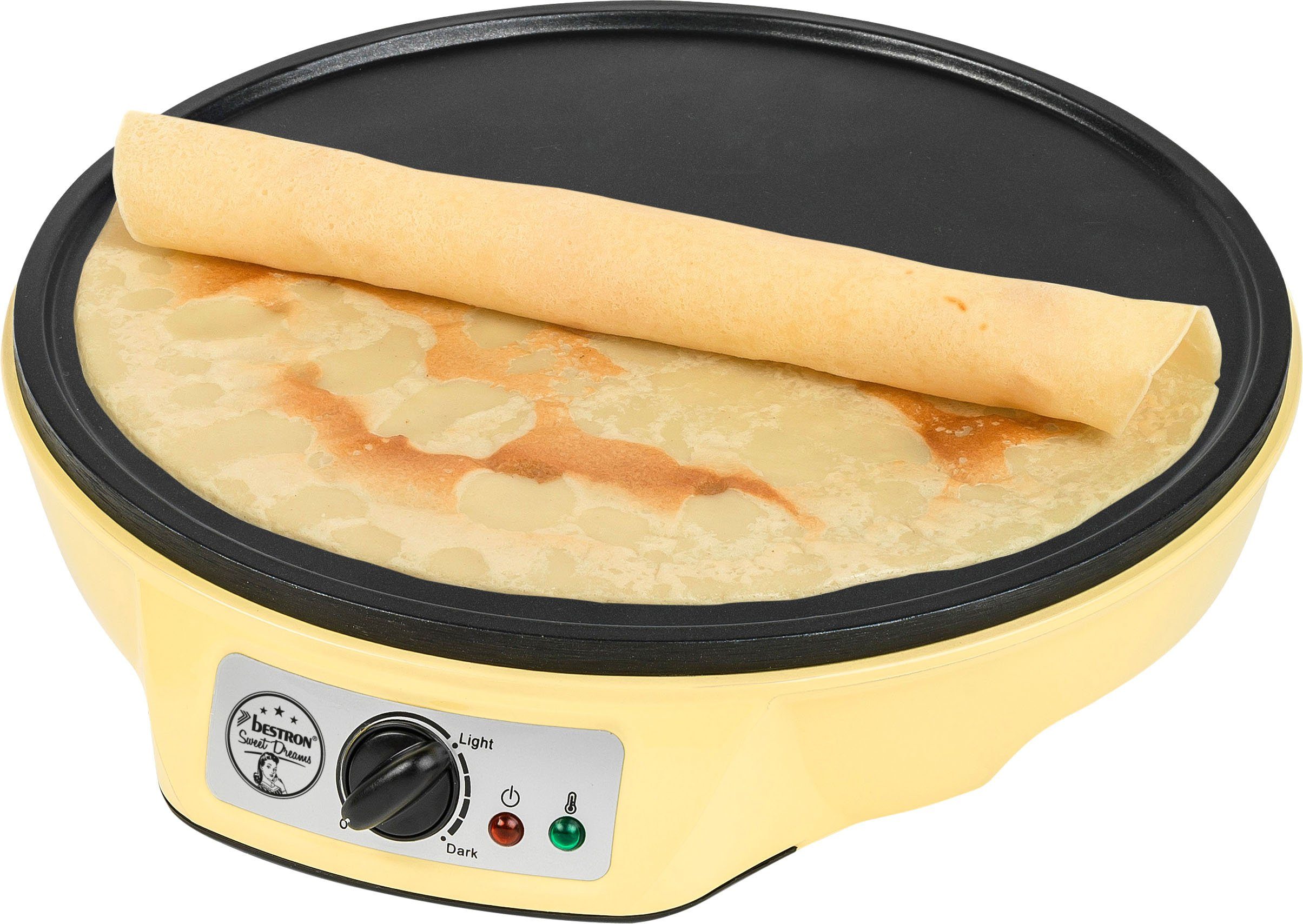 bestron Crêpe maker ASW602 Sweet Dreams inclusief deegverdeler & crêpesspatel, antiaanbaklaag