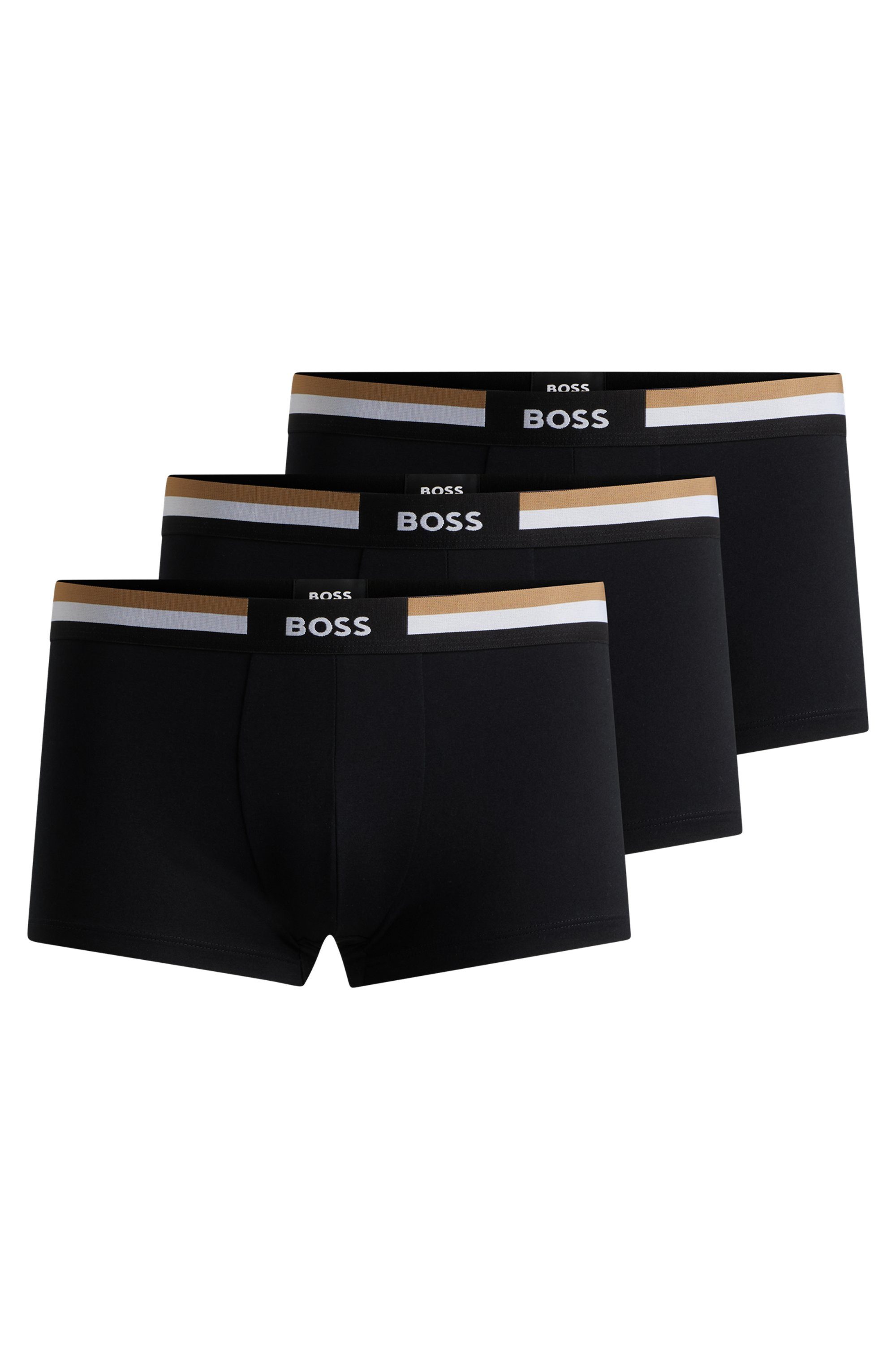 BOSS Trunk 3P Motion met elastische taille (3 stuks)