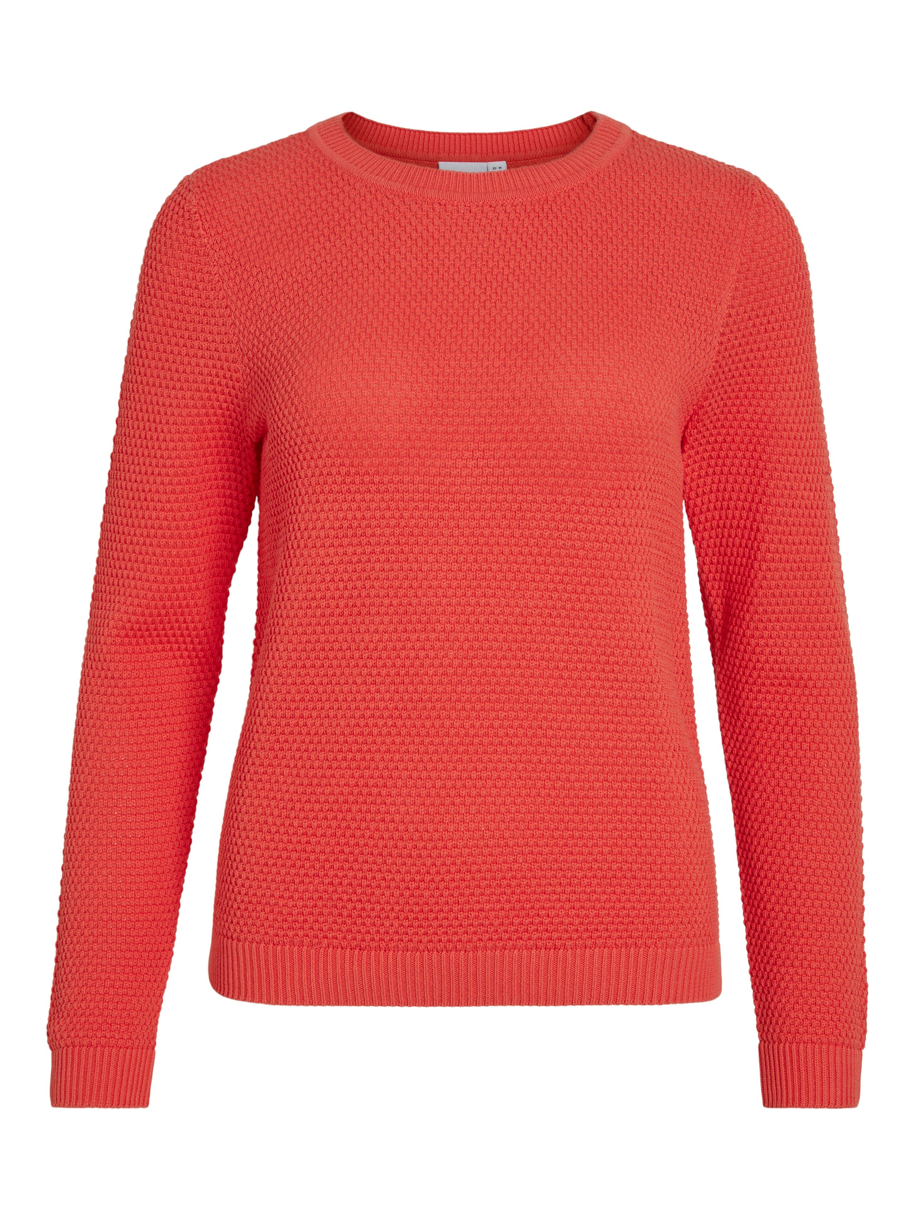 Vila Trui met ronde hals VIDALO O-NECK L/S KNIT TOP- NOOS