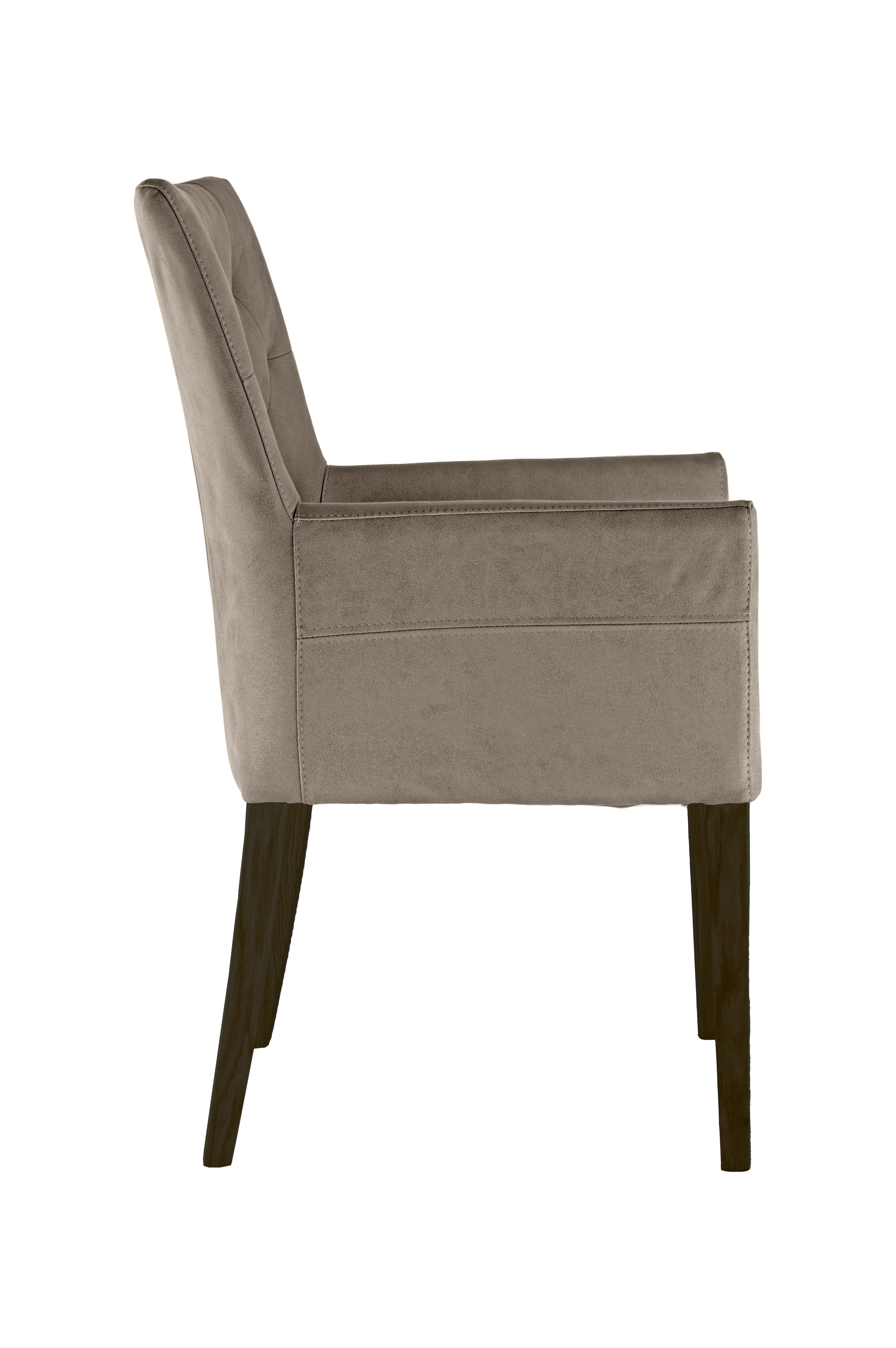 Home affaire Stoel met armleuningen Colorado Frame van massief hout (1 stuk)