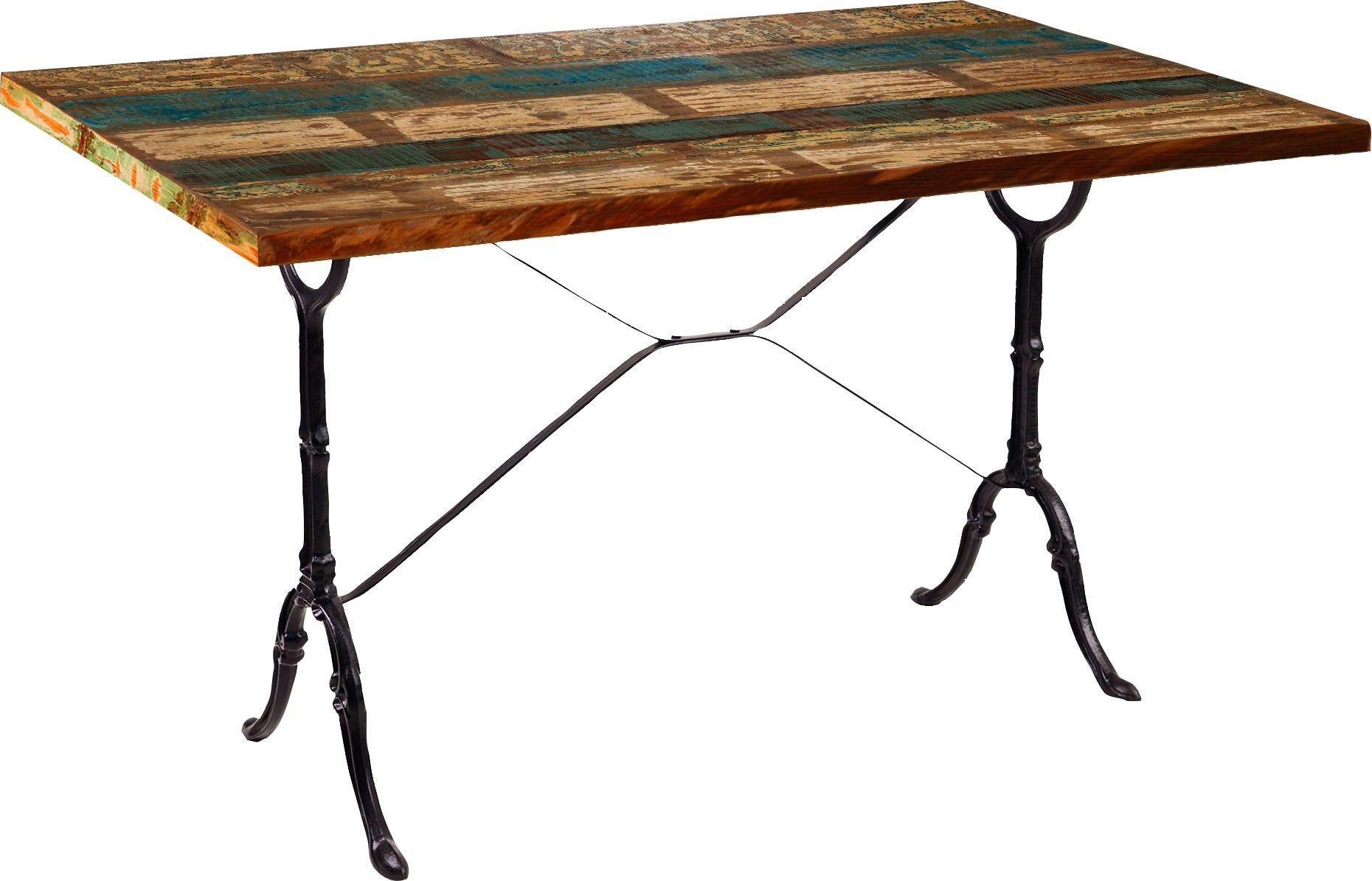 SIT Eettafel Gietijzeren frame in bistro-stijl
