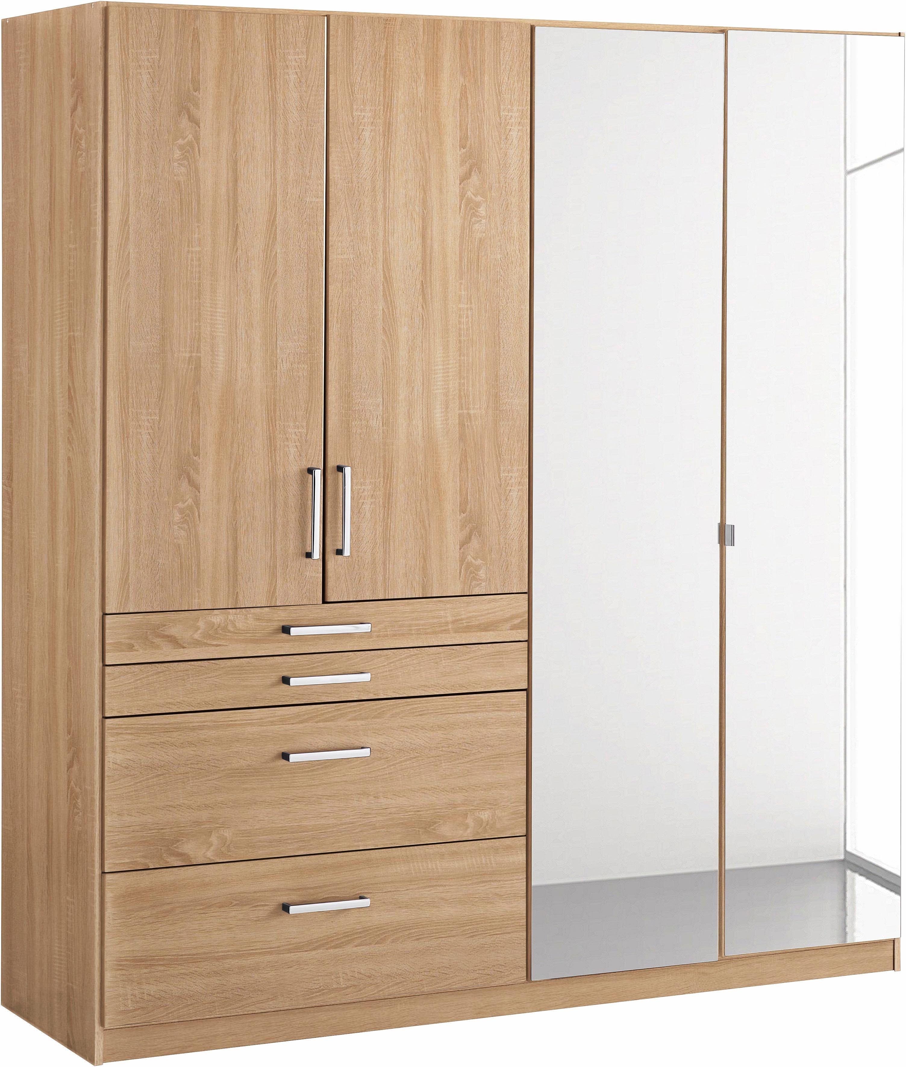 rauch Kledingkast Harburg bestseller in de slaapkamer Slaapkamerkast, garderobe met spiegel kledingkasten beige