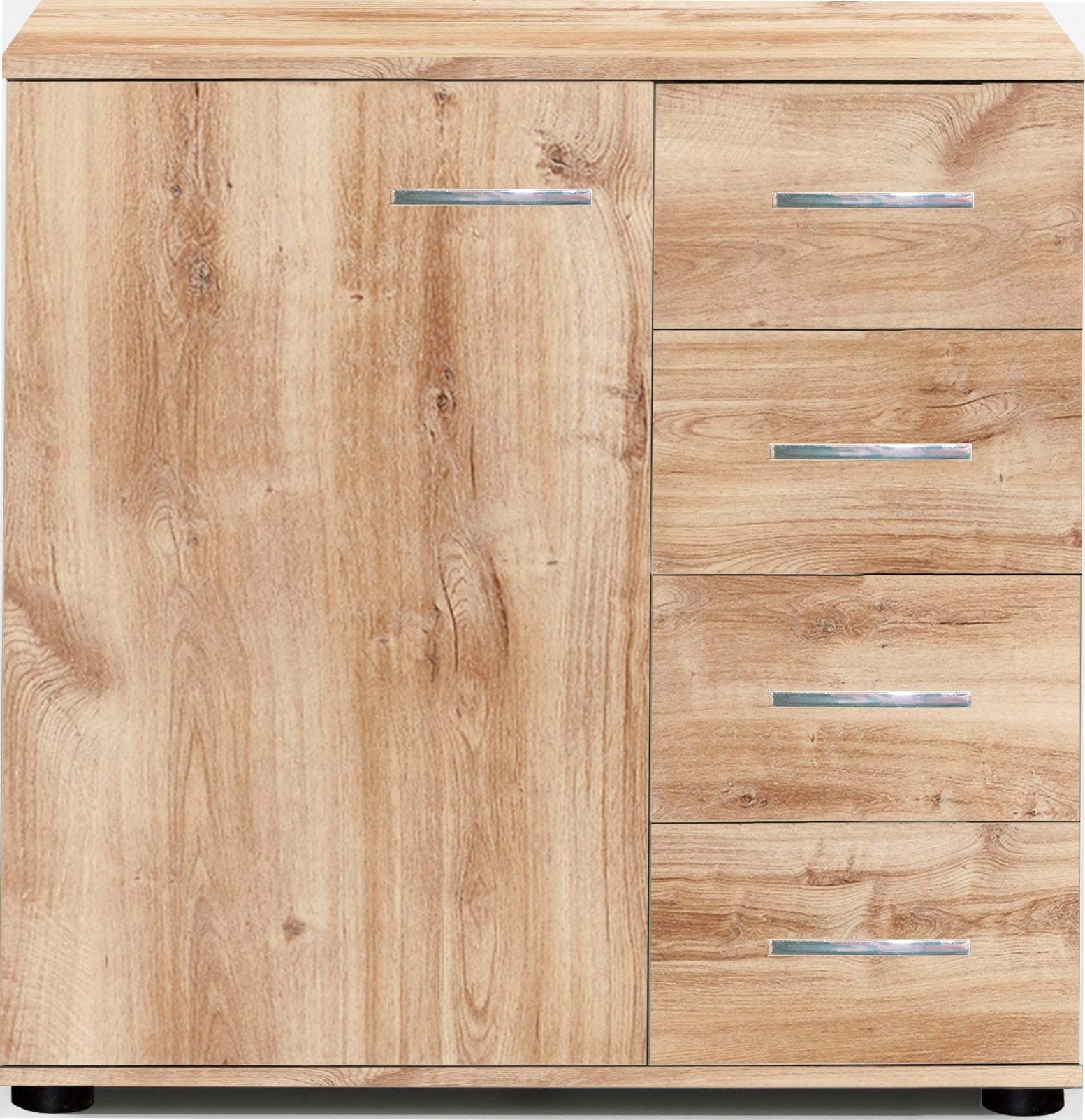 Wimex Kast met laden en deuren ANNA commodes & ladekasten maat 81x41x83 cm beige