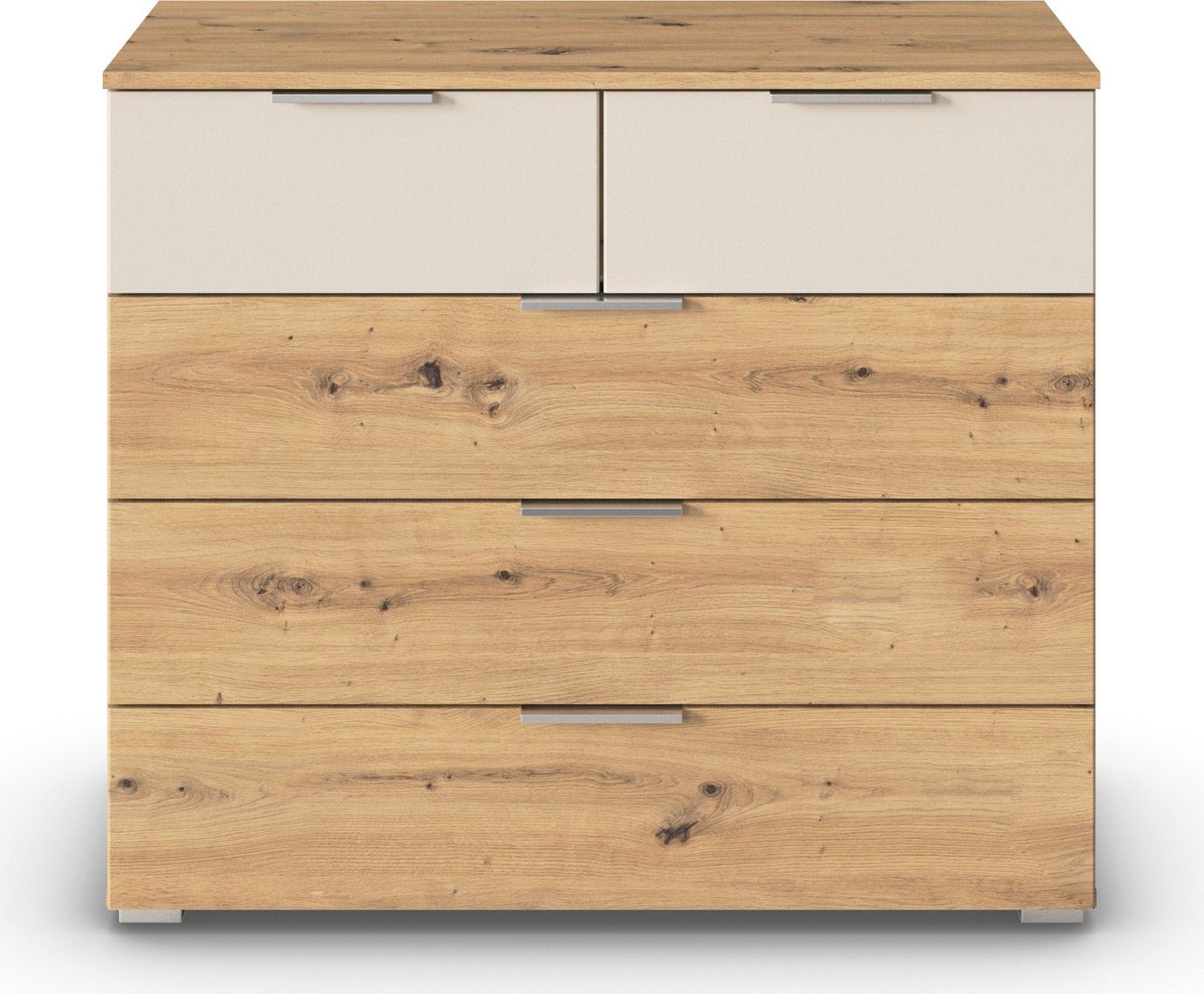 rauch Ladekast Monza sideboard commode waskast met 5 ruime lades in trendy kleurencombinaties