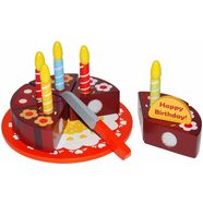 tanner speelgoed-levensmiddelen verjaardagstaart om te snijden (14-delig) multicolor