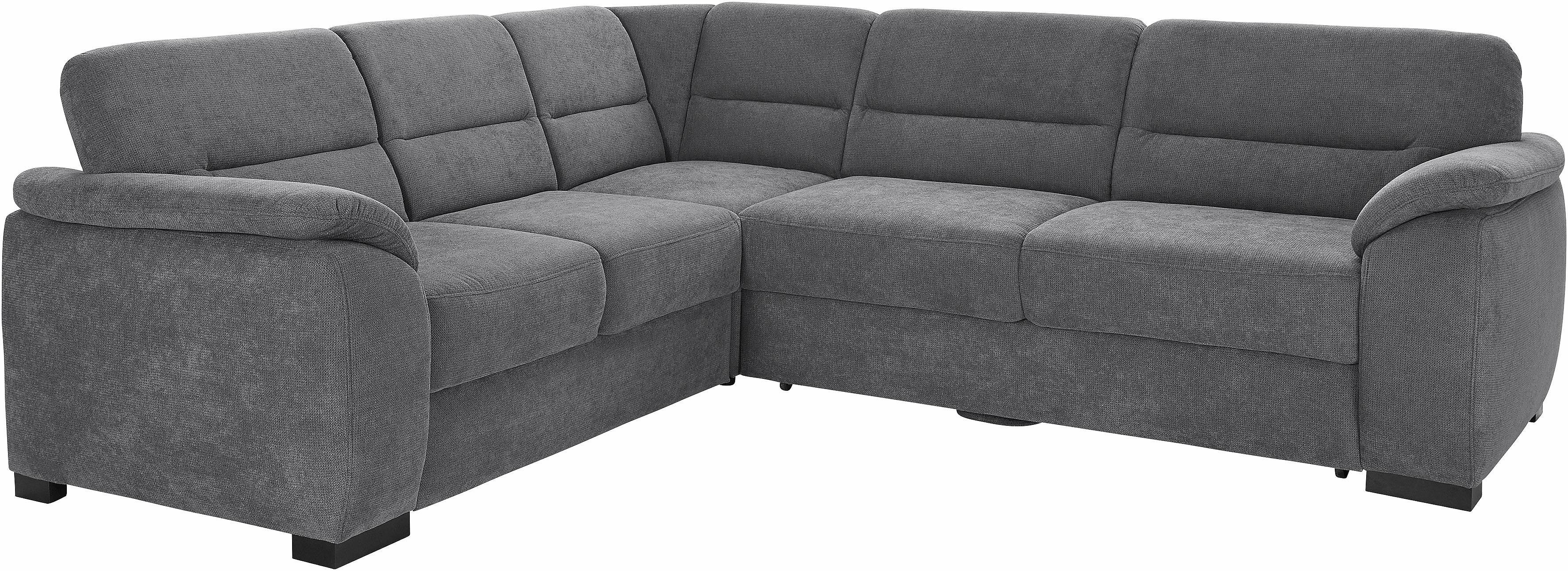 sit&more Hoekbank Montego L-vorm naar keuze met slaapfunctie en lade