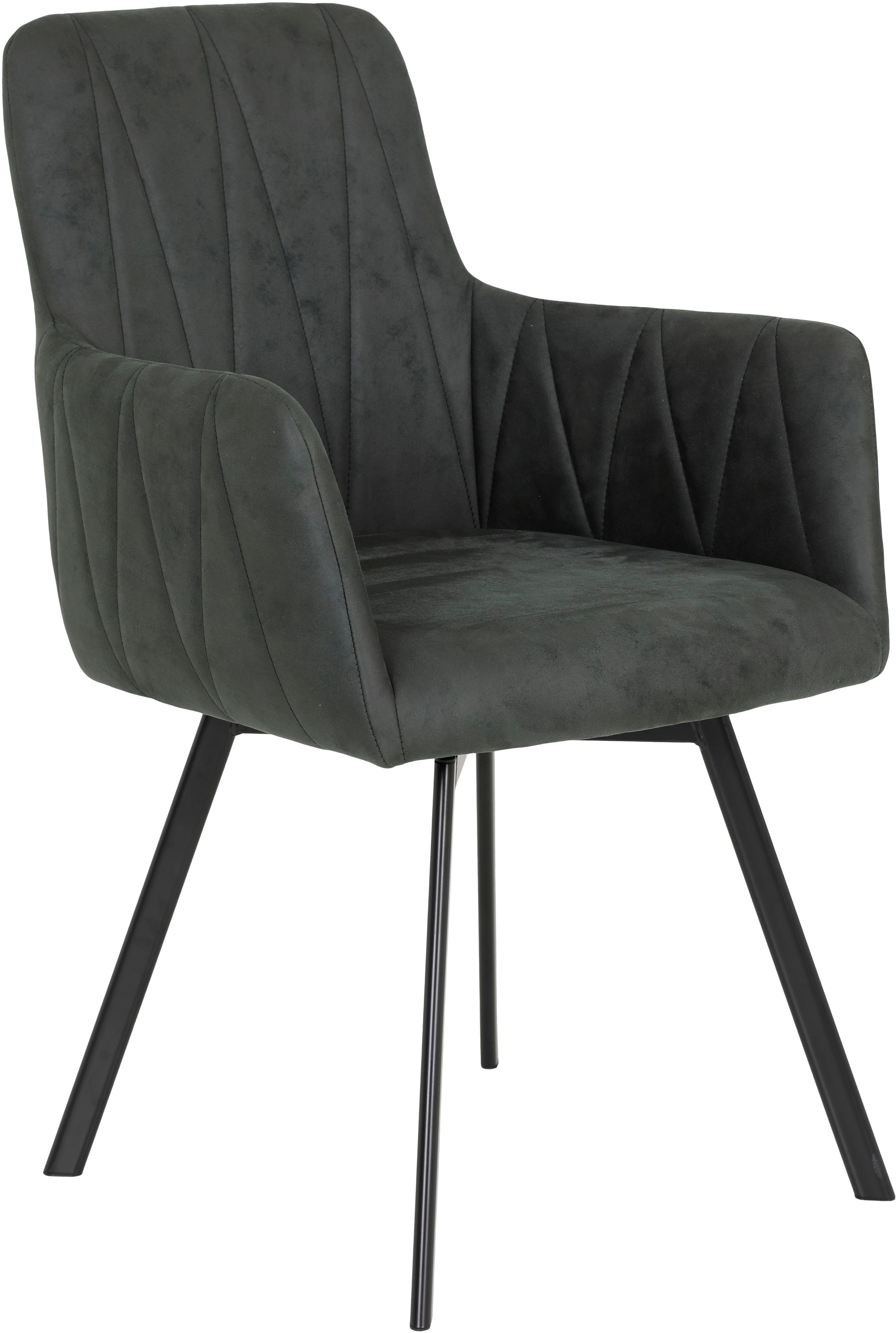 HELA Eethoek Uittrekbaar 160 - 200 cm, fauteuil 360° draaibaar (set, 5-delig)