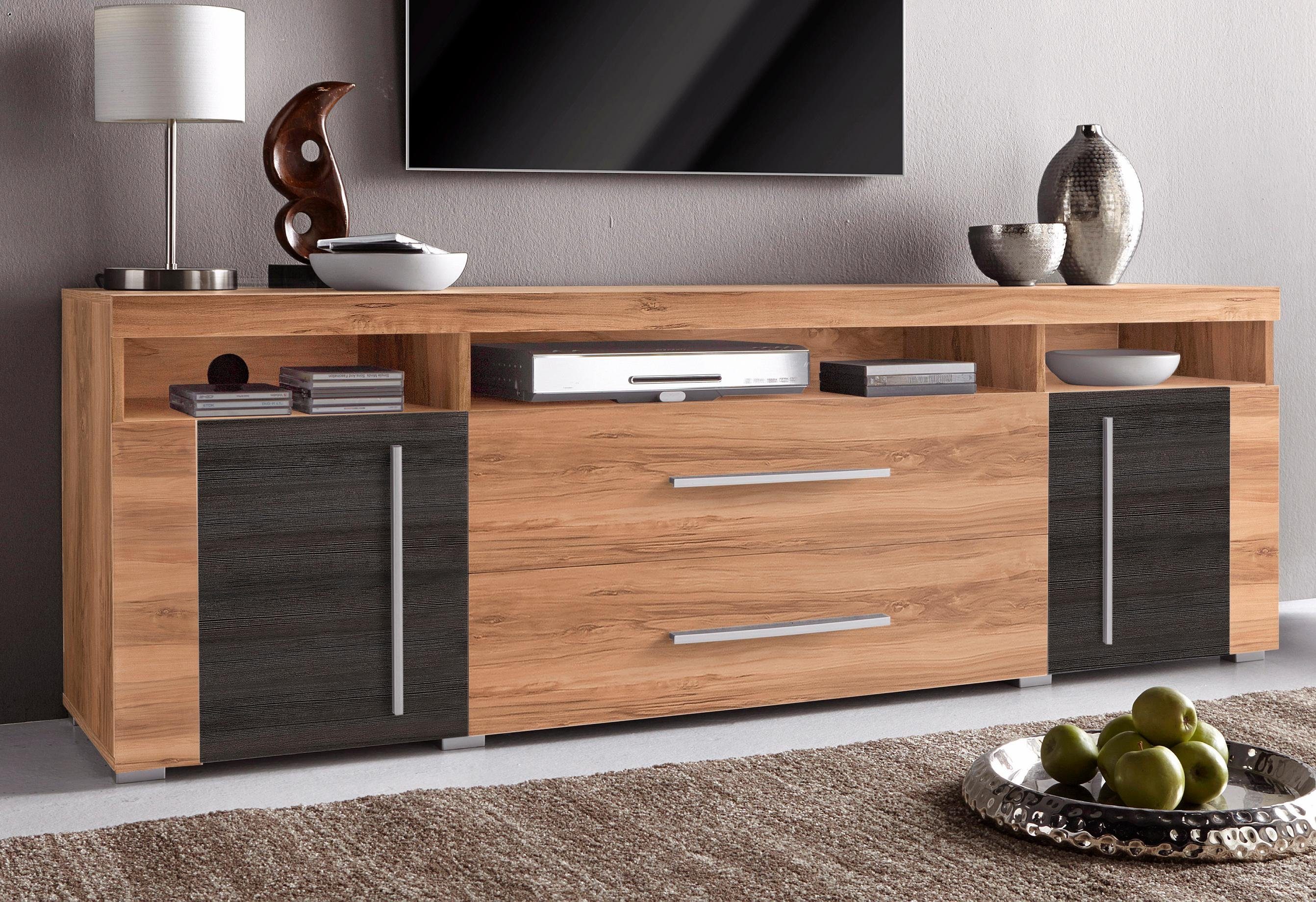 INOSIGN Tv-meubel Roger, breedte 182 cm, stijlvolle TV-kast, 2 deuren 2 laden