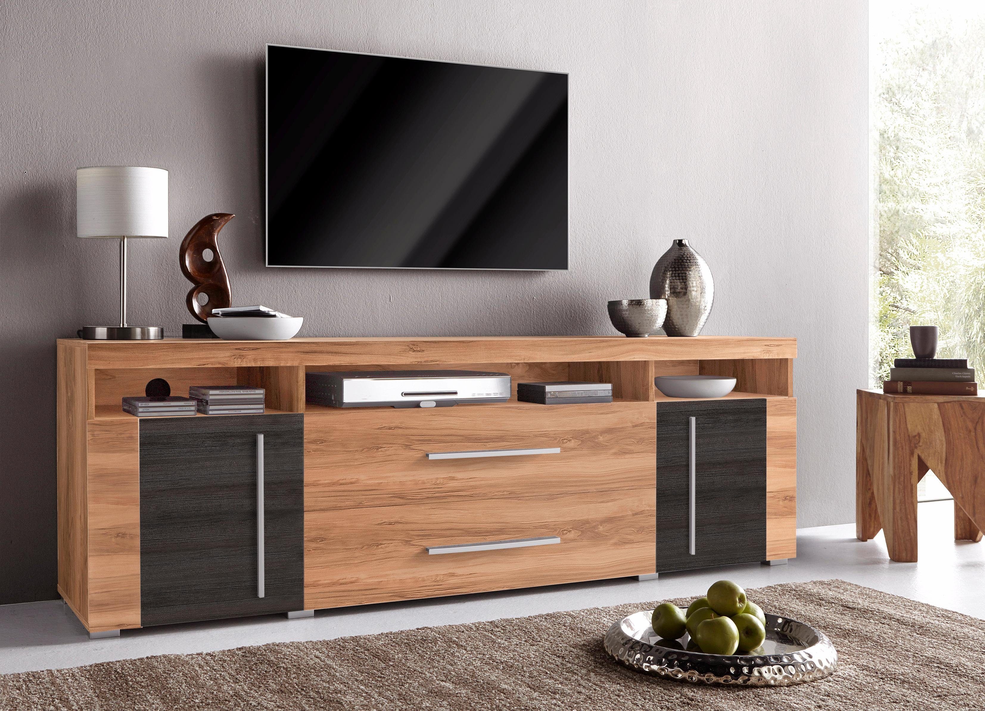 INOSIGN Tv-meubel Roger, breedte 182 cm, stijlvolle TV-kast, 2 deuren 2 laden