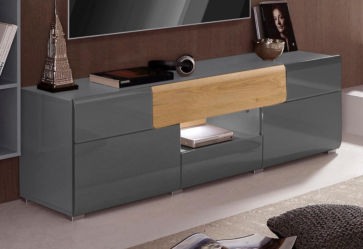 INOSIGN Tv-meubel Toledo, breedte 159 cm, modieuze TV-kast met decoratief freeswerk
