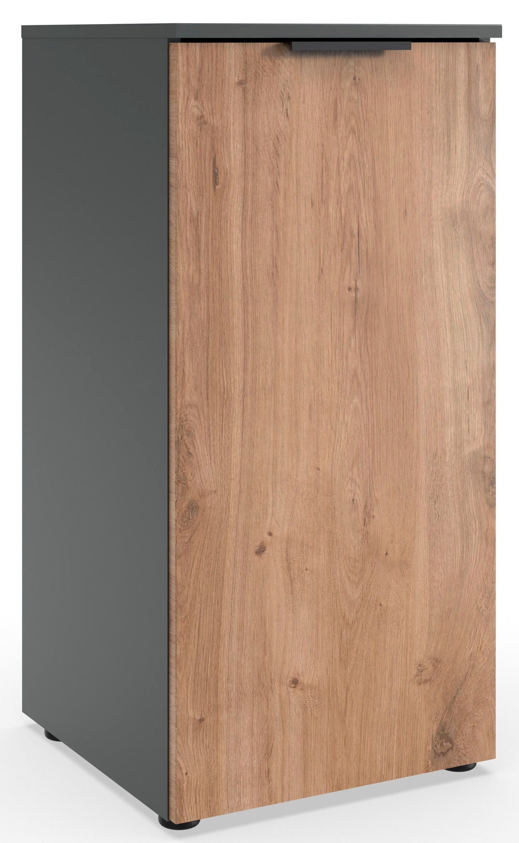 Wimex Kast Level by fresh to go 1-deurs met soft-close functie, 41 cm breed, 92 cm hoog dressoirs beige