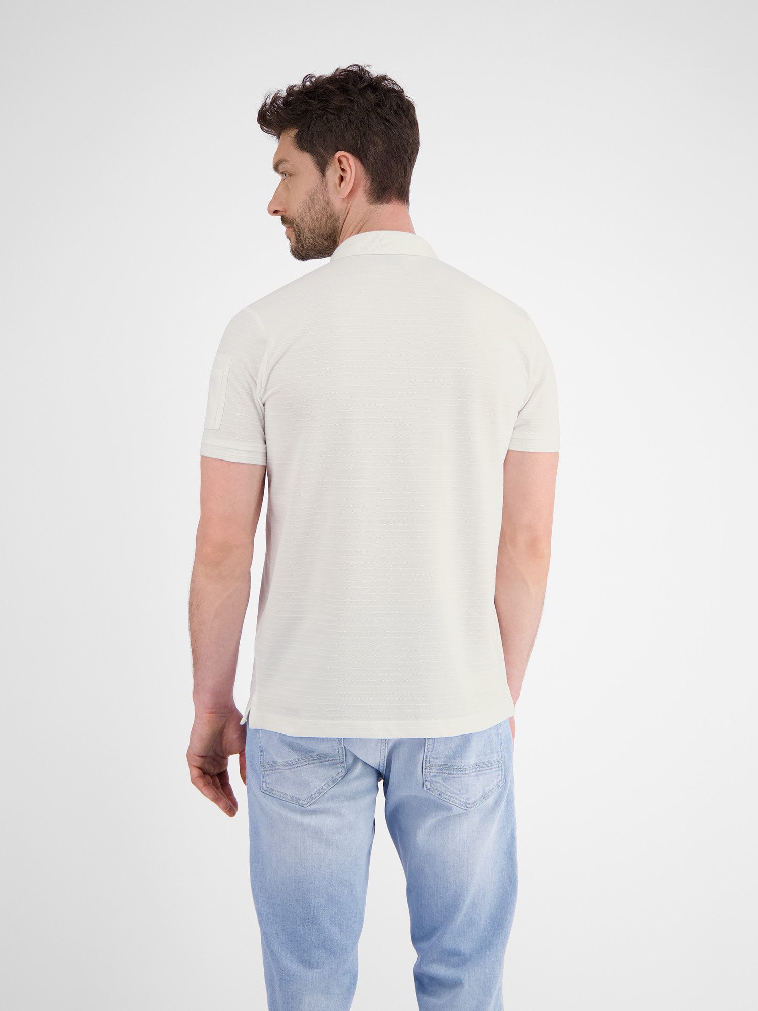 Lerros Poloshirt LERROS heren poloshirt, tonal gestreept