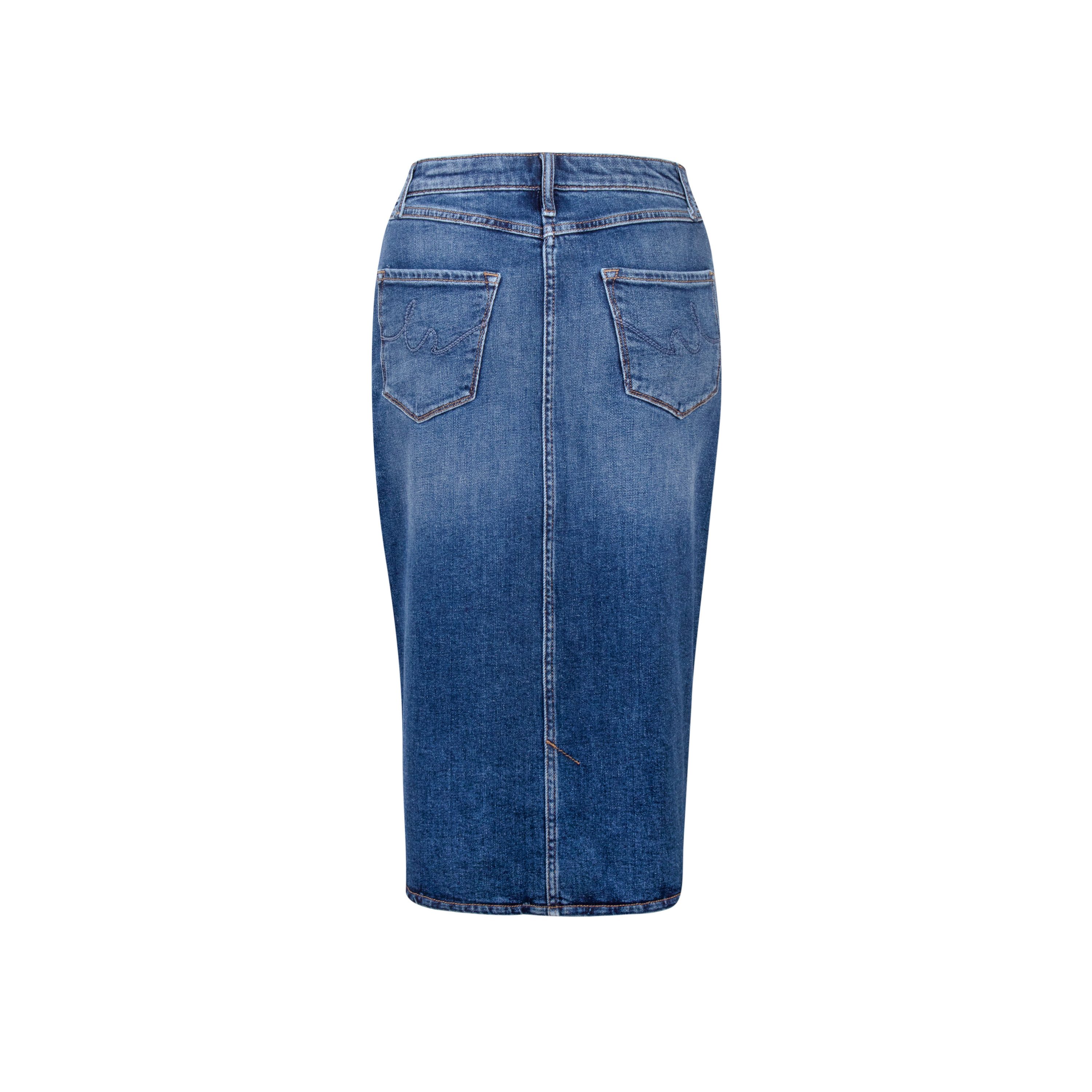 Lieblingsstück Jeans rok FanciL met decoratieve stiksels