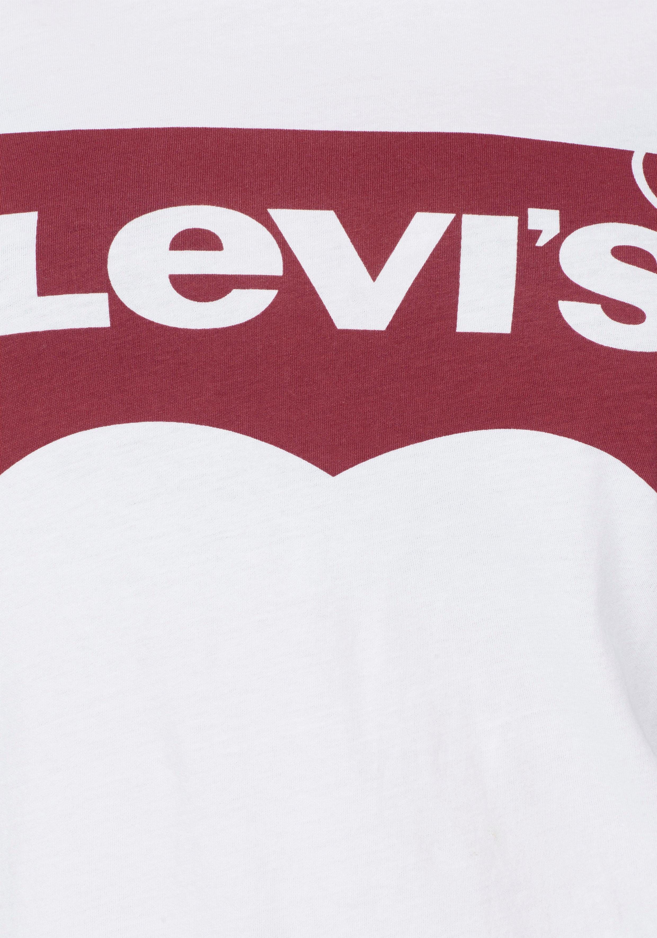 Levi's® Plus T-shirt Perfect Tee met batwing-logo