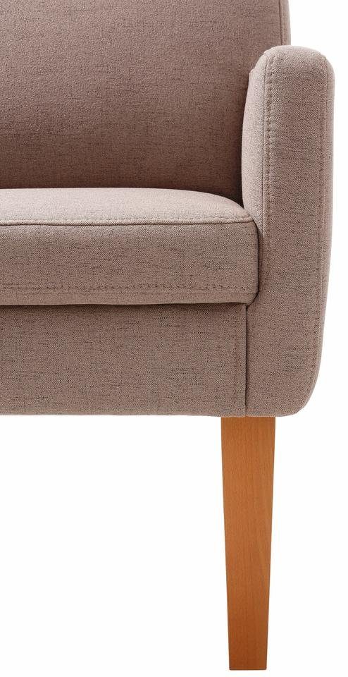 Home affaire Fauteuil Fehmarn comfortabele zithoogte van 54 cm, in 3 verschillende stofkwaliteiten
