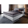 places of style boxspring luna tot 3 hardheden, incl. topmatras grijs