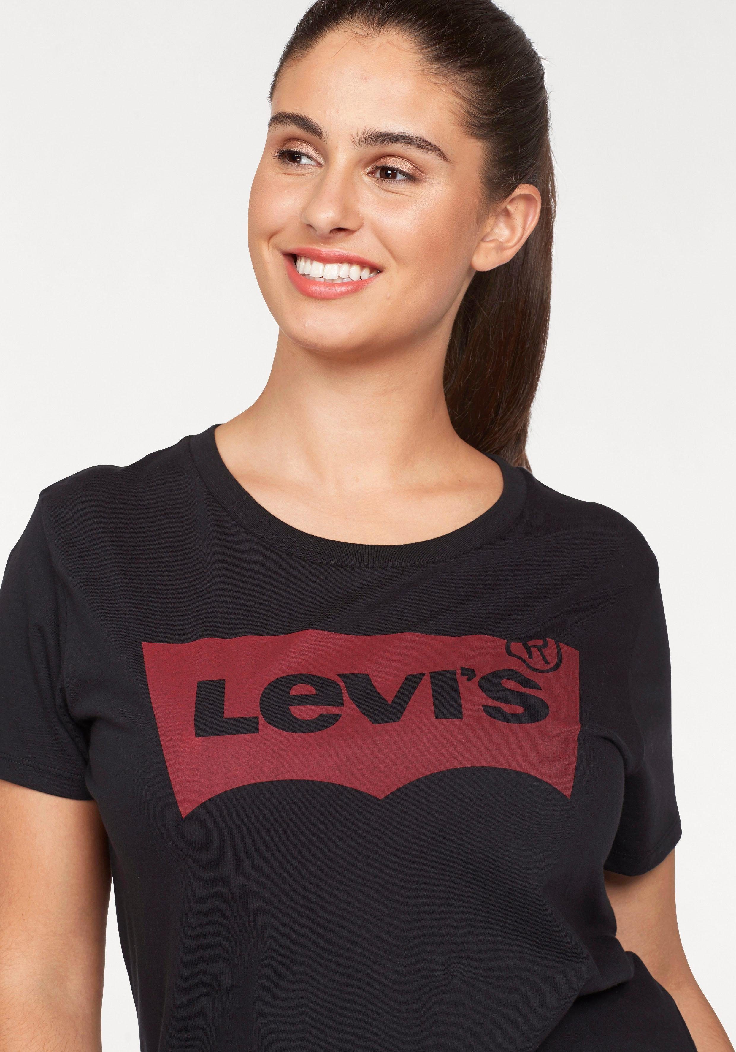 Levi's® Plus T-shirt Perfect Tee met batwing-logo