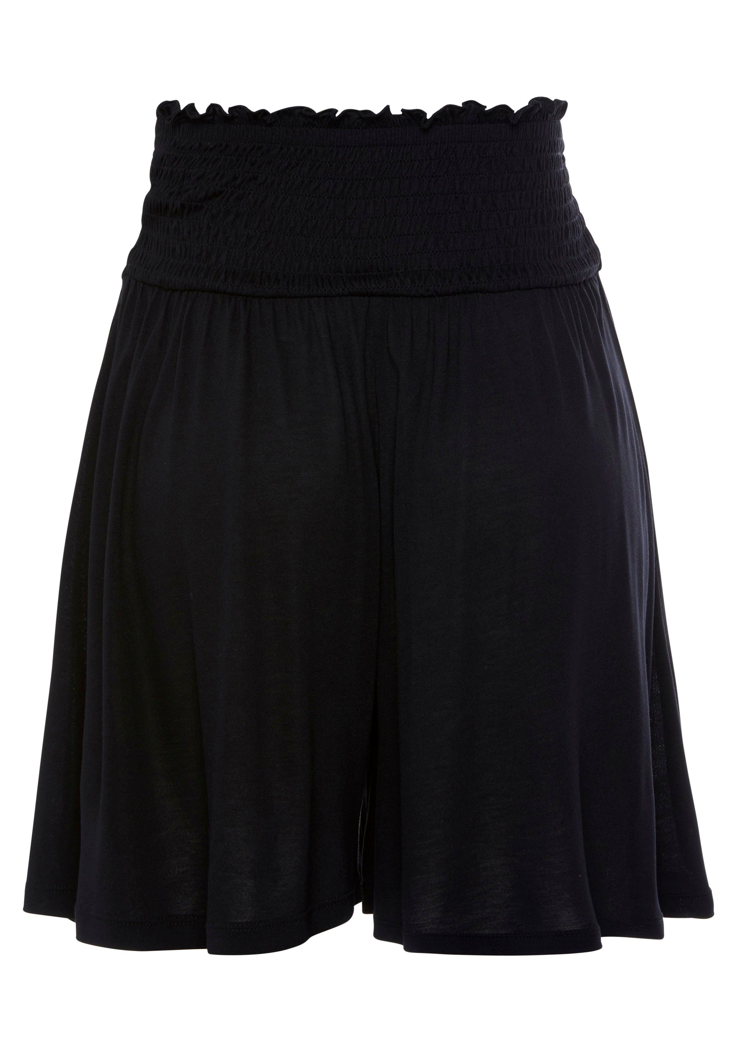 Buffalo Short met brede gesmokte tailleband, korte broek, wijde pijpen, zeer comfortabel