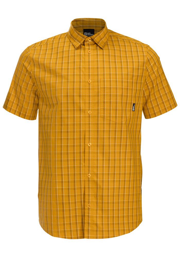 Jack Wolfskin Overhemd met korte mouwen HOT SPRINGS SHIRT M