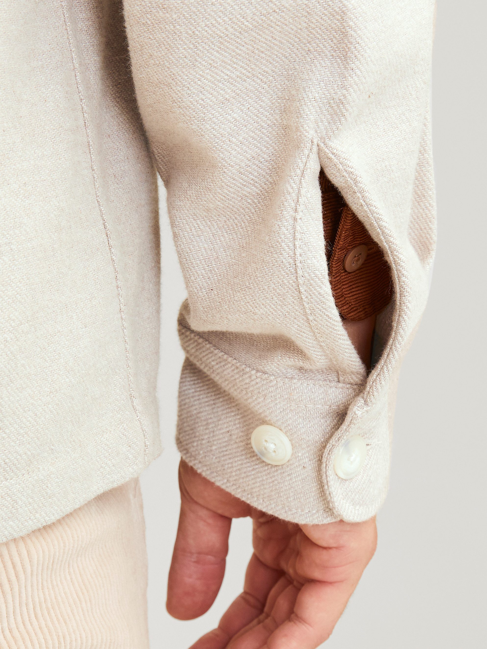 Jack & Jones Overhemd met lange mouwen JPRRAYMOND MELANGE SOLID LS OVERSHIRT SN