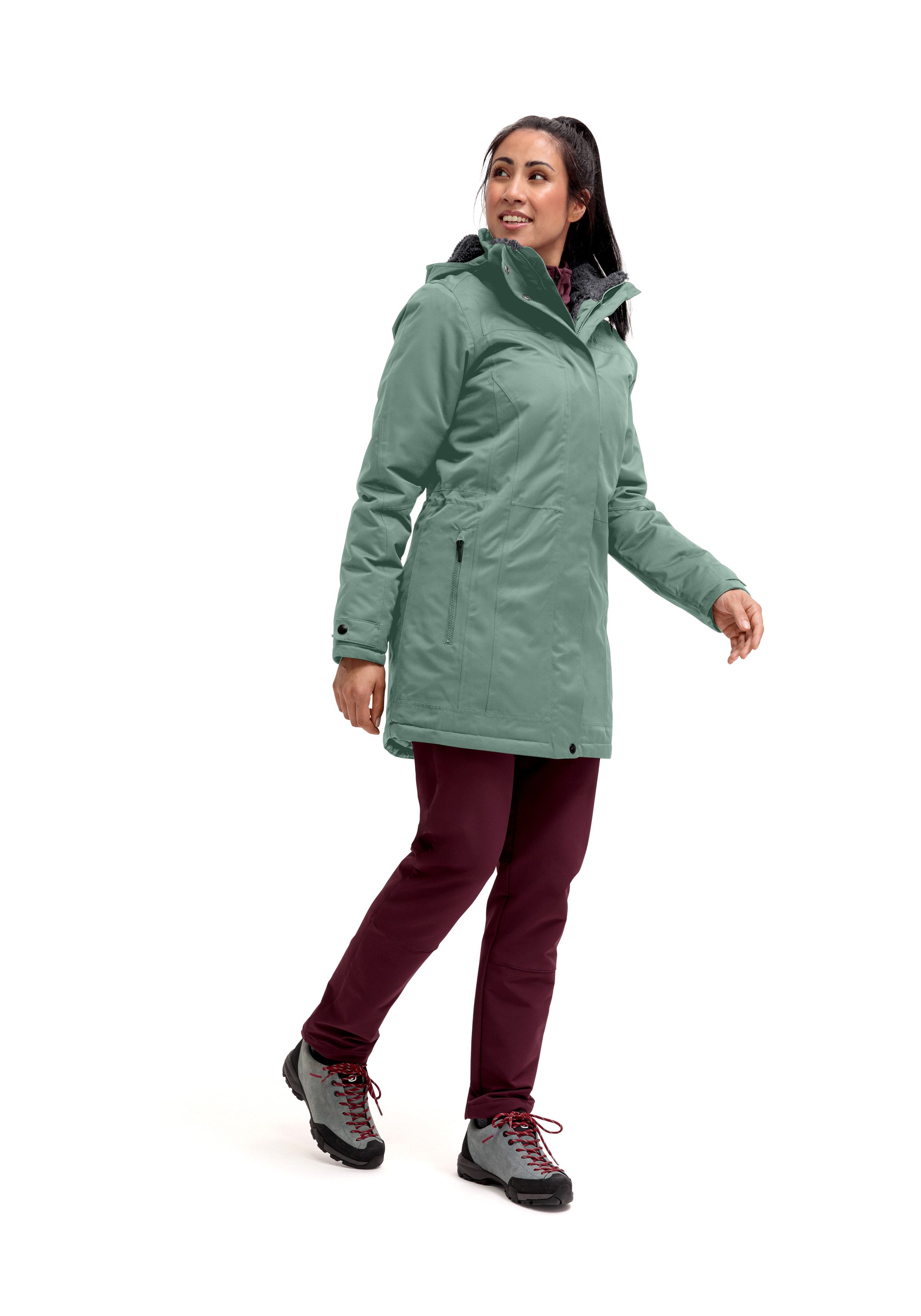Maier Sports Functioneel jack Lisa 2.1 Dames mantel, ademende wintermantel, 2 ritszakken, regular fit