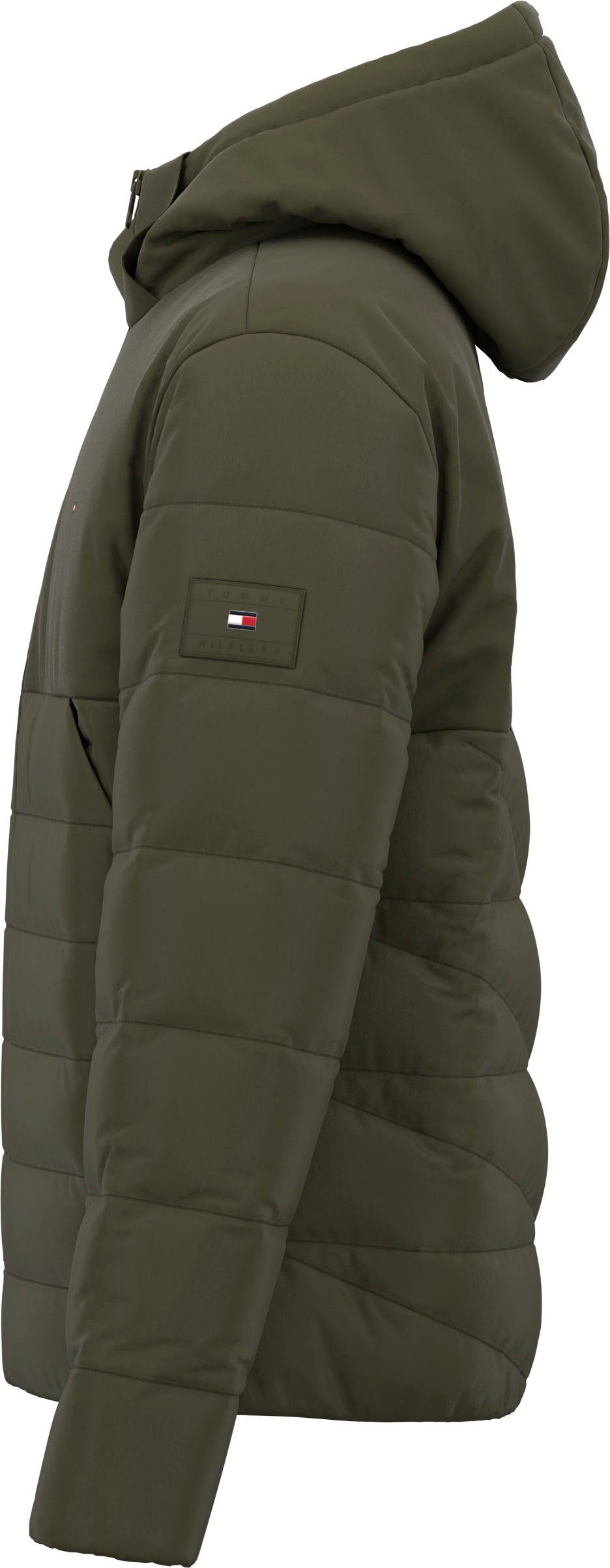 Tommy Hilfiger Gewatteerde jas CL MIXED MEDIA HOODED JACKET