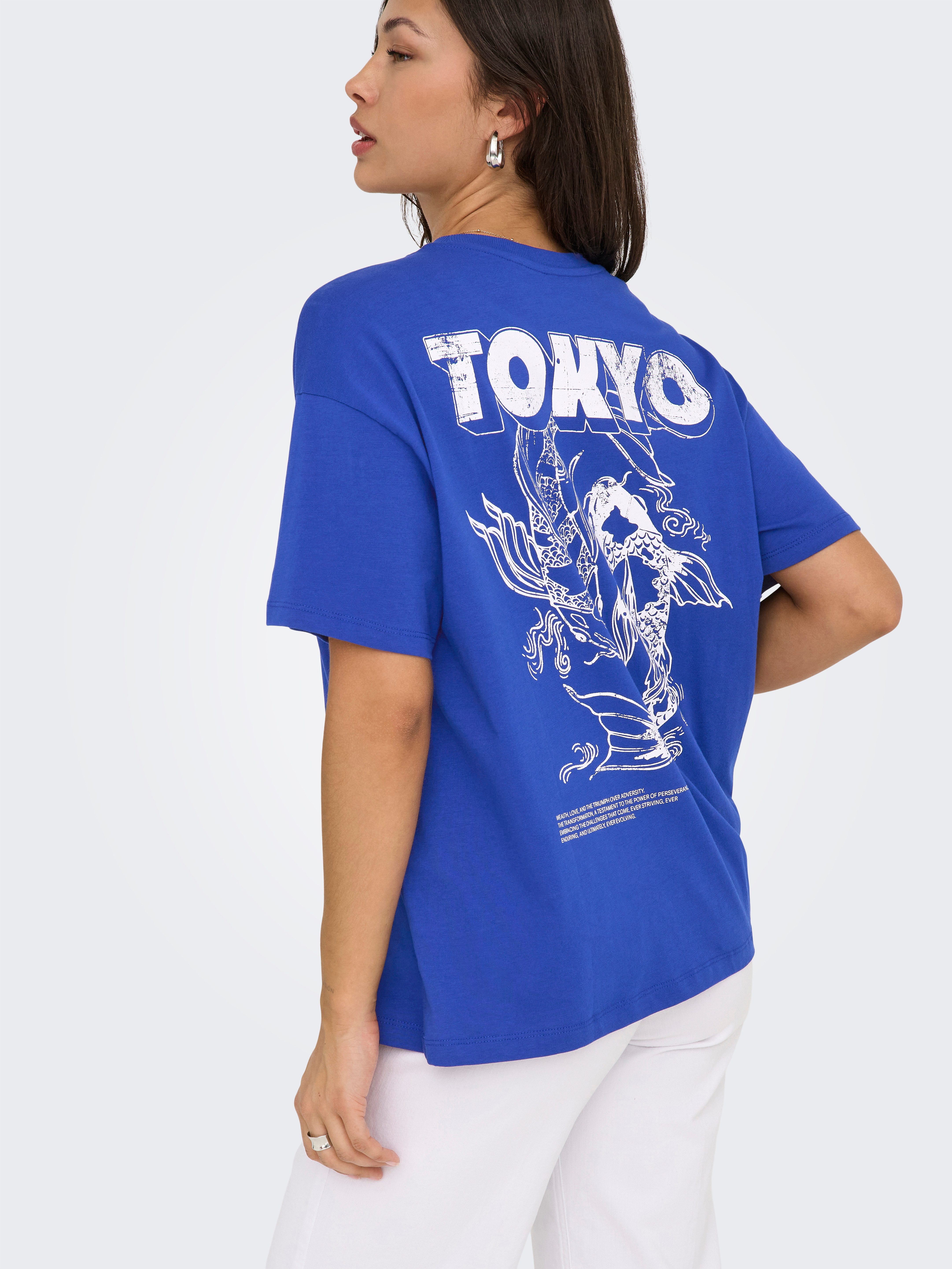 Only Shirt met korte mouwen ONLVIVVI LIFE S/S LOVELY TOP JRS
