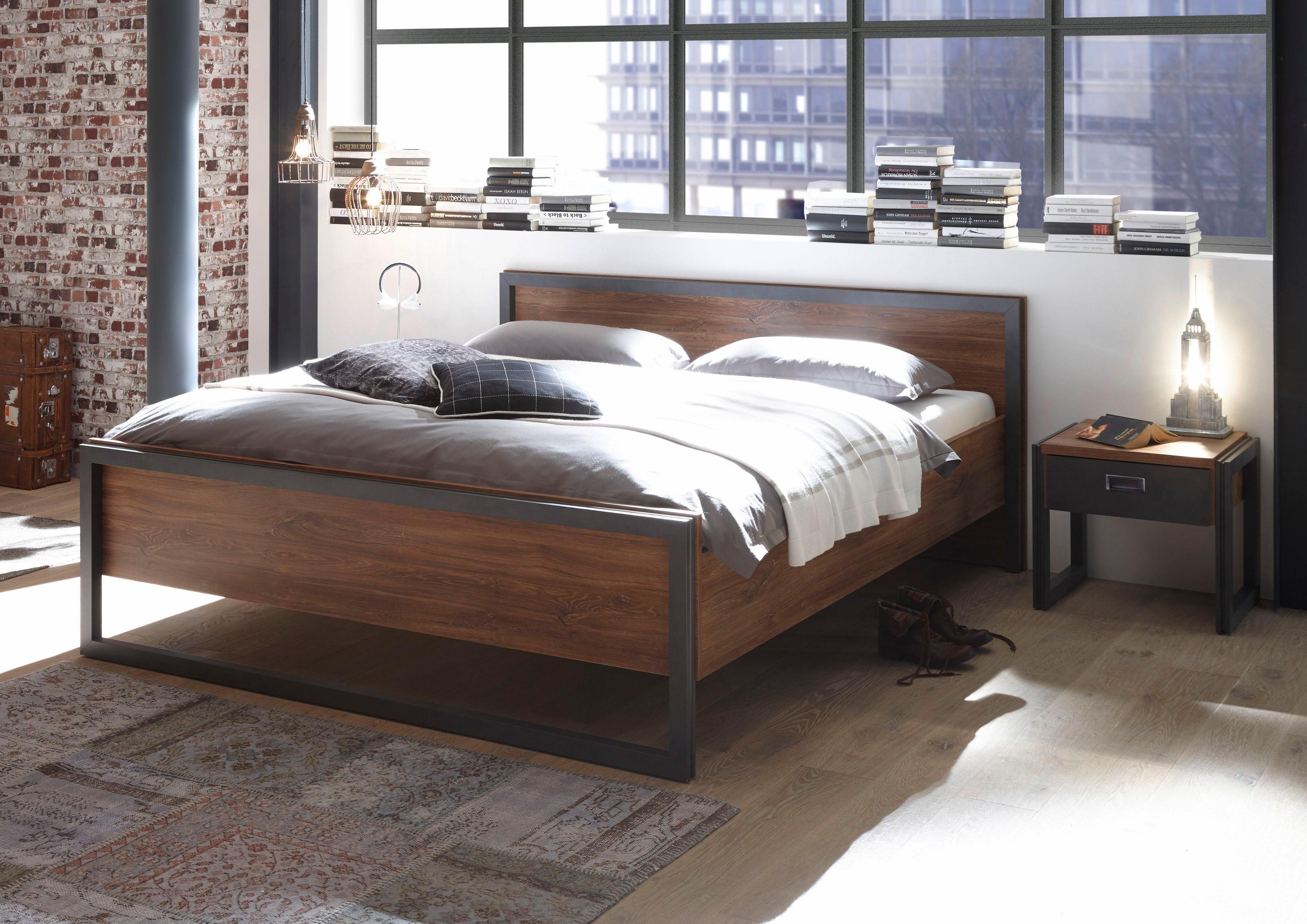 Home affaire Nachtkastje Breedte 55 cm, in trendy industriële look