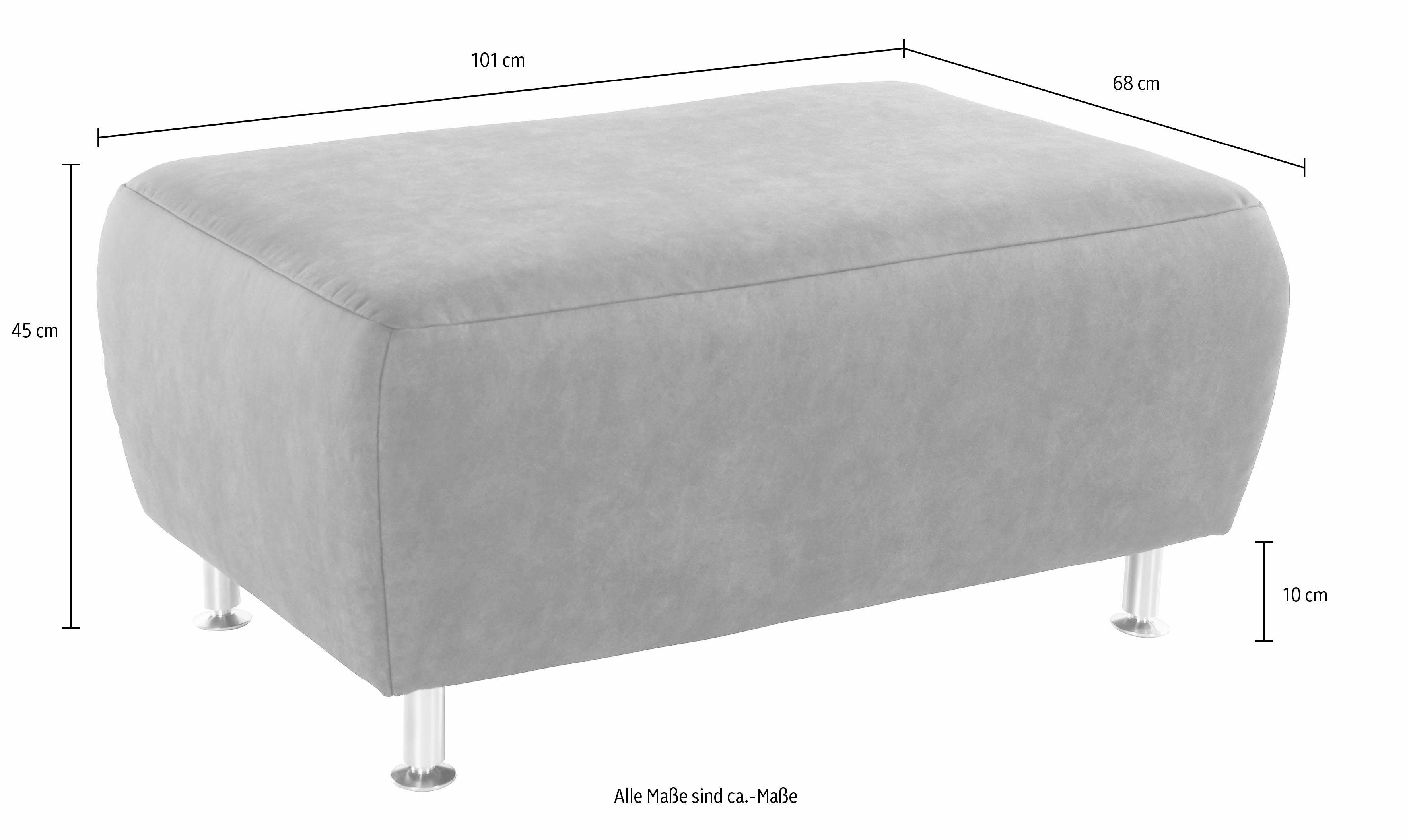 Places of Style Hocker Manhattan in drie stofkwaliteiten